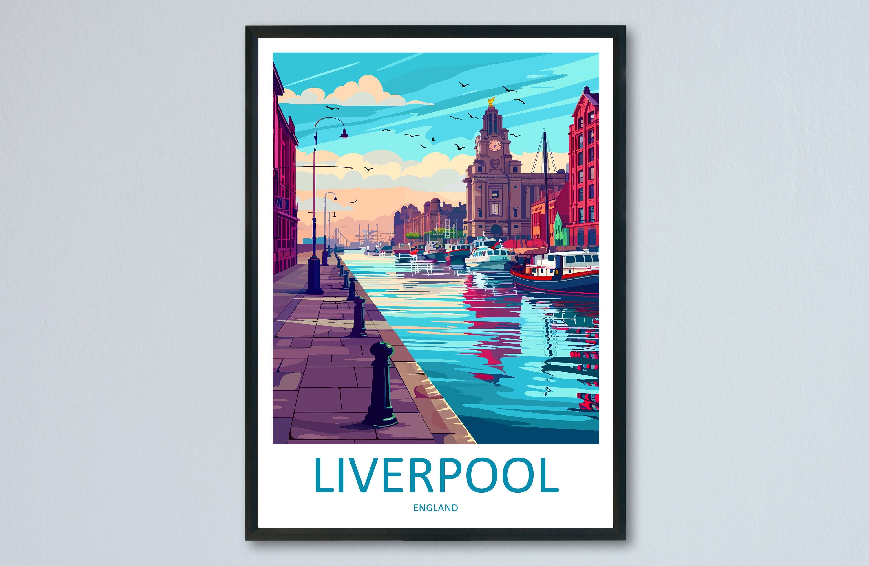 Liverpool Travel Print