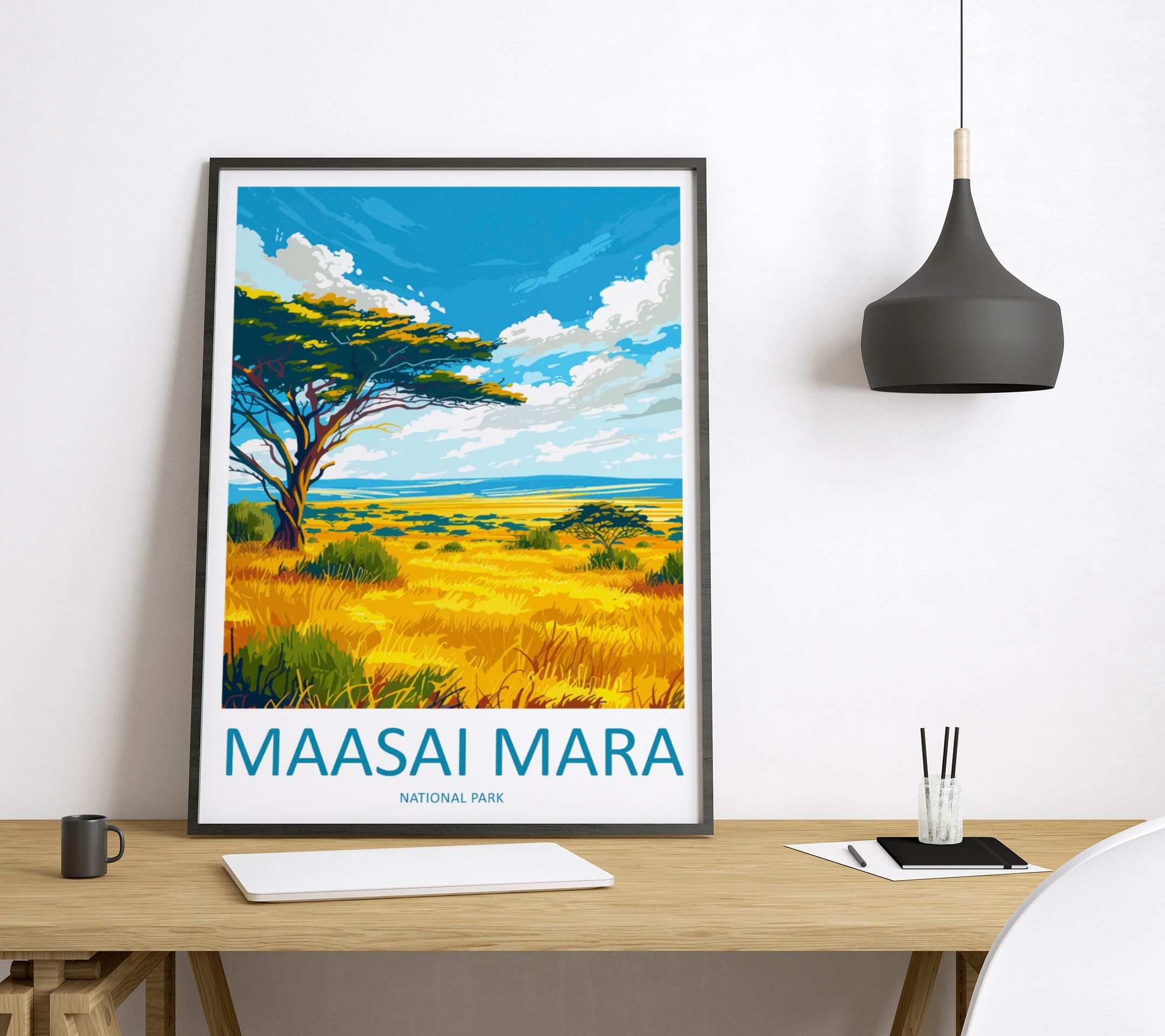 Masai Mara Travel Print