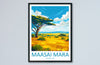 Masai Mara Travel Print