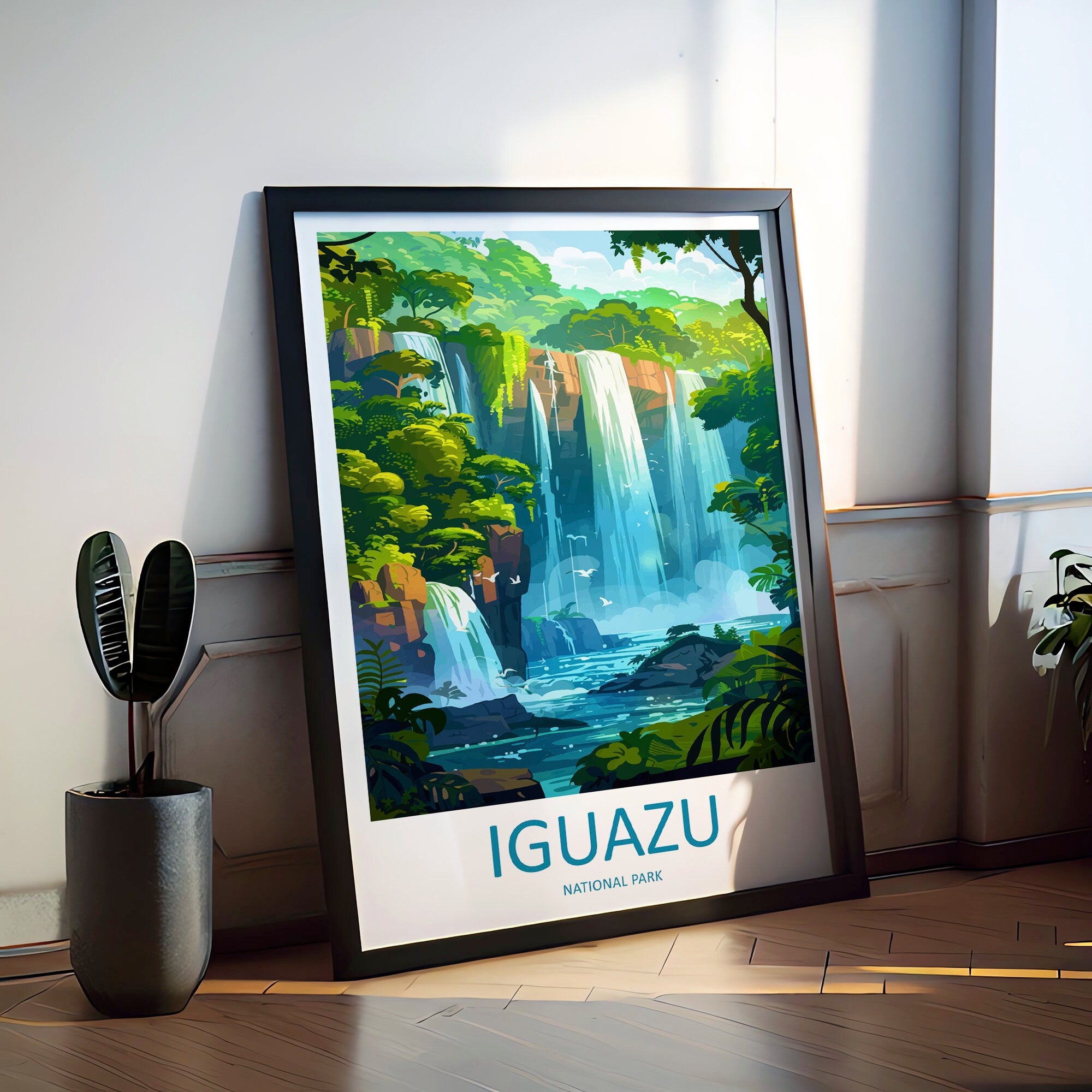 Iguazu Falls Travel Print