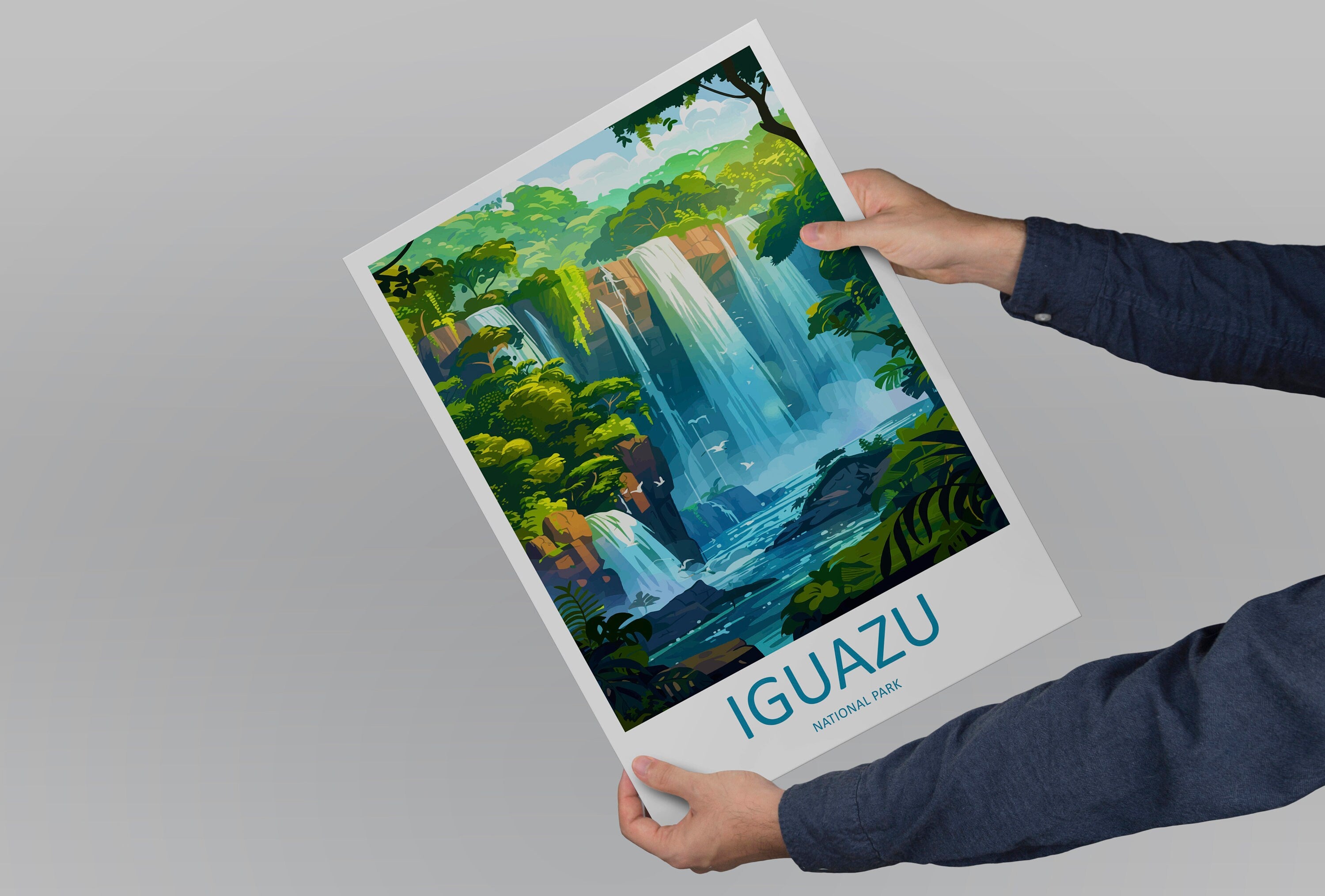 Iguazu Falls Travel Print