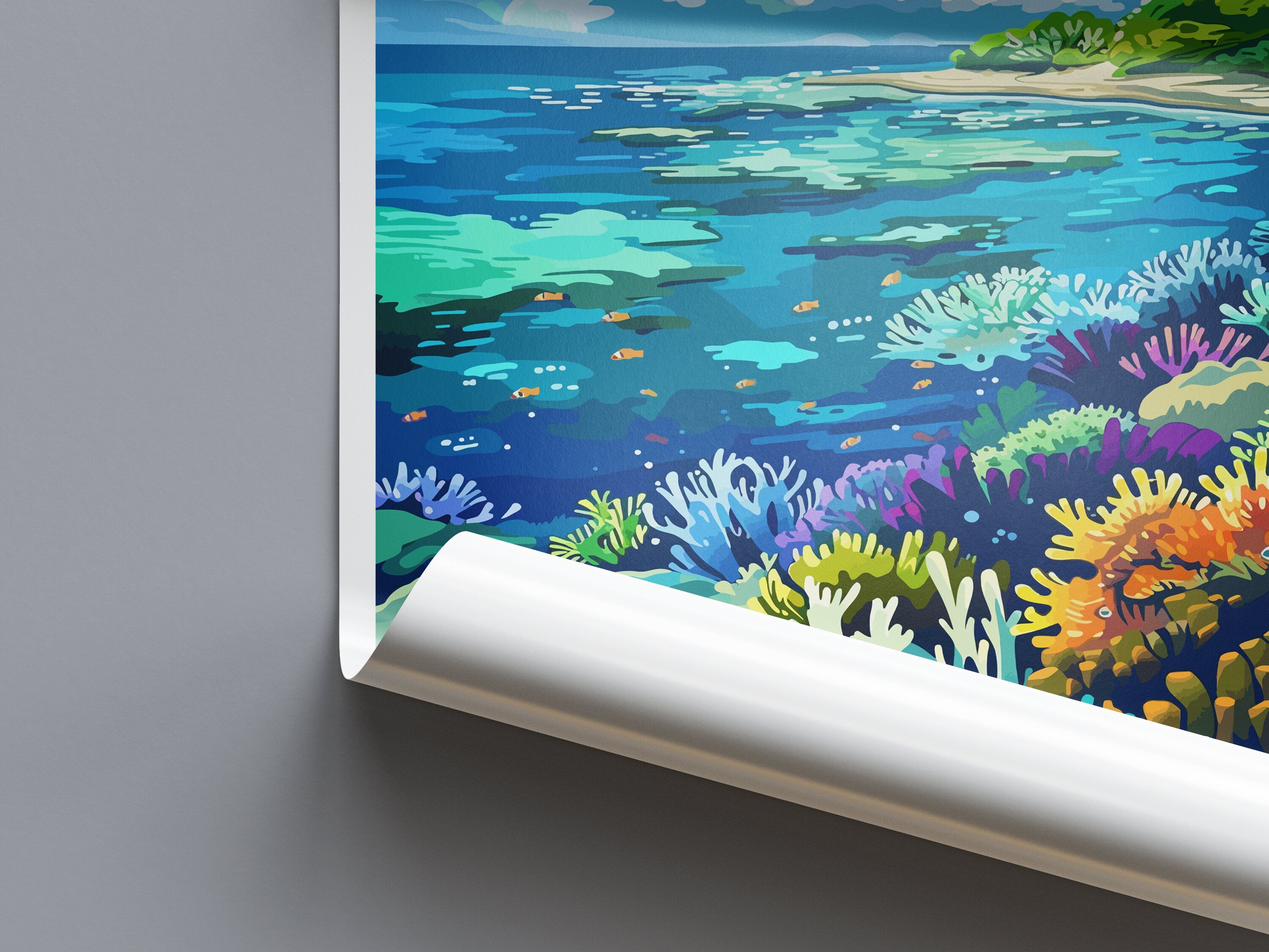 Great Barrier Reef Travel Print