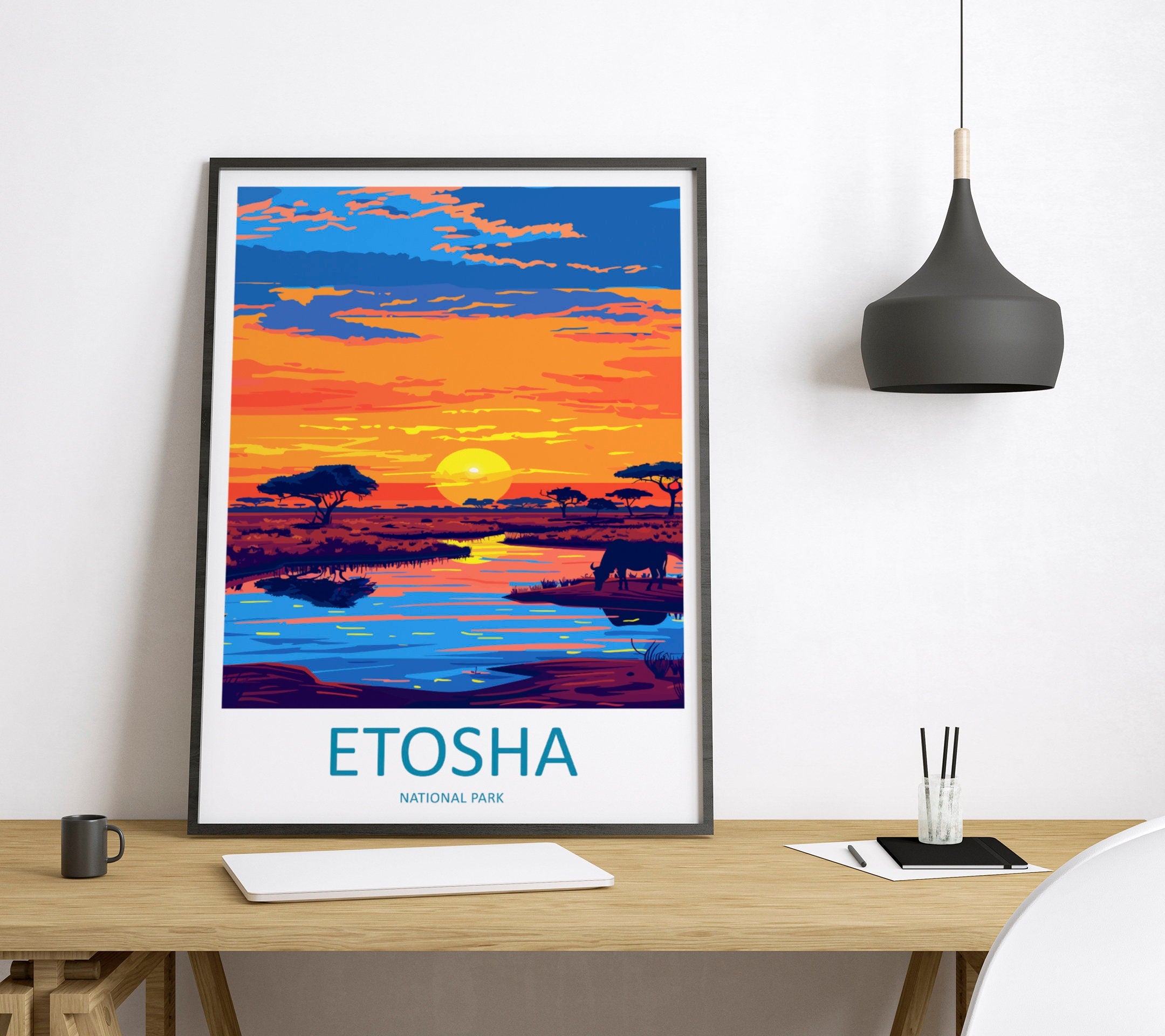 Etosha National Park Travel Print