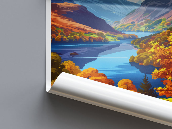 Ullswater Travel Print Wall Art Ullswater Wall Hanging Home Decoration Ullswater Gift Art Lovers Wall Art Print Art Ullswater Travel Art