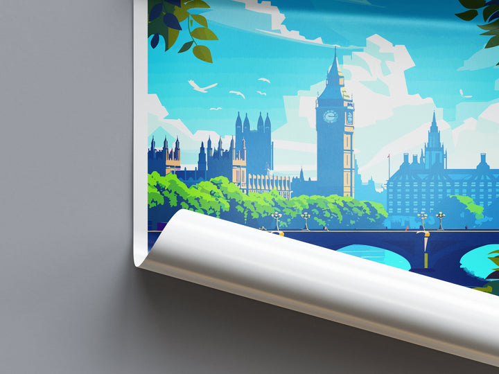 London Travel Print Wall Art London Wall Hanging Home Décor London Gift Art Lovers England Art Lover Gift London Travel Gift