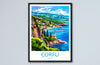 Corfu Travel Print