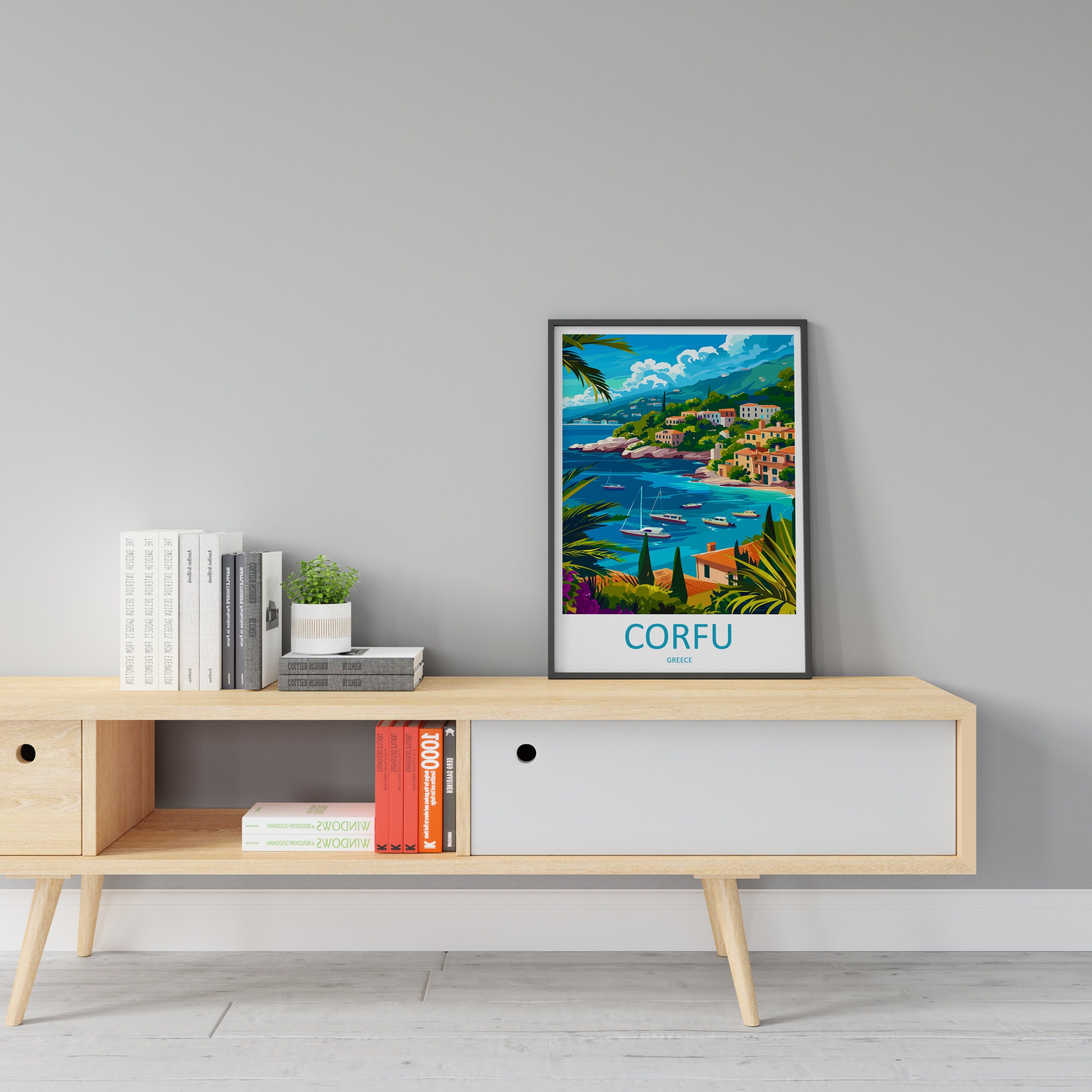 Corfu Travel Print