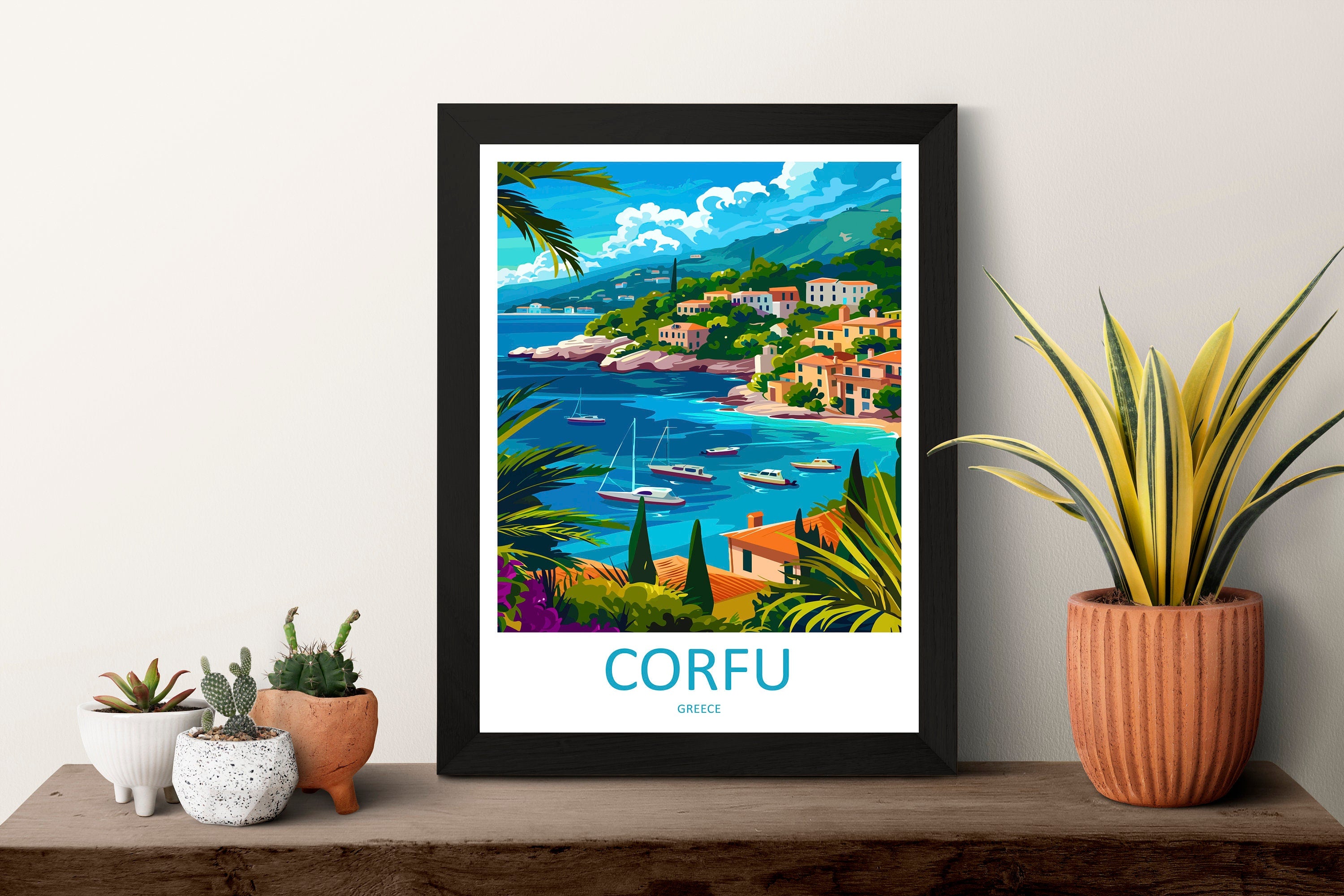 Corfu Travel Print