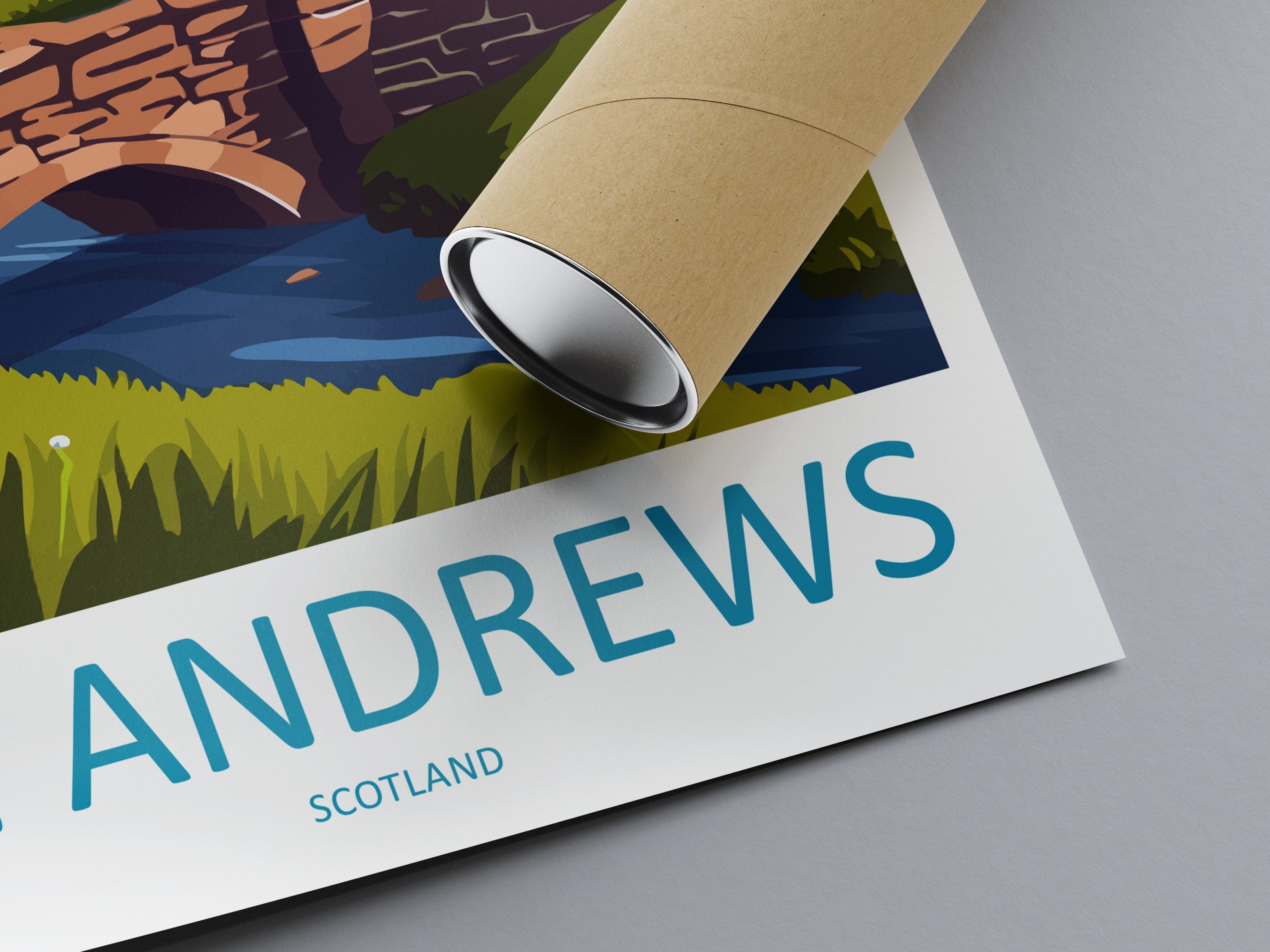 St Andrews Golf Course Travel Print