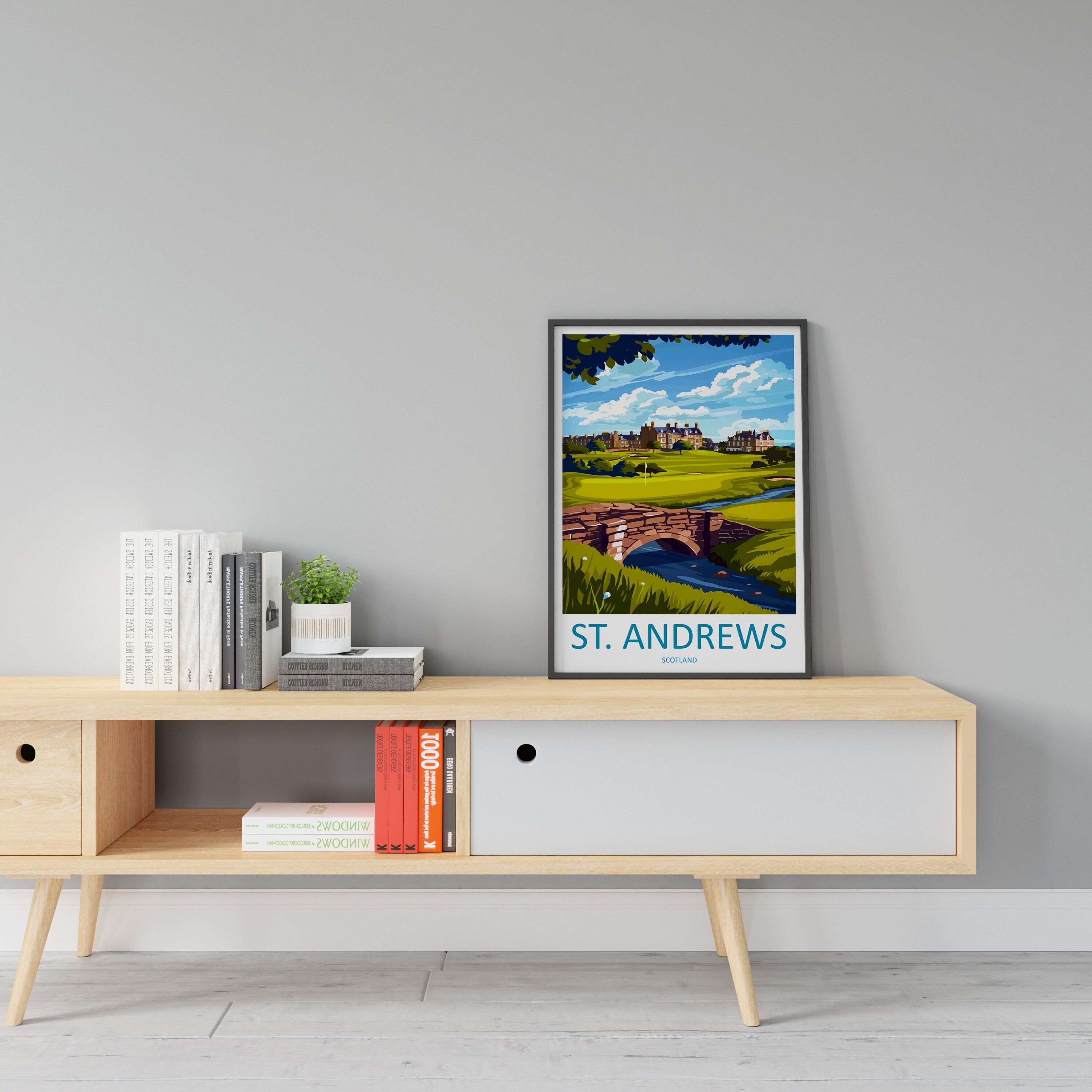 St Andrews Golf Course Travel Print