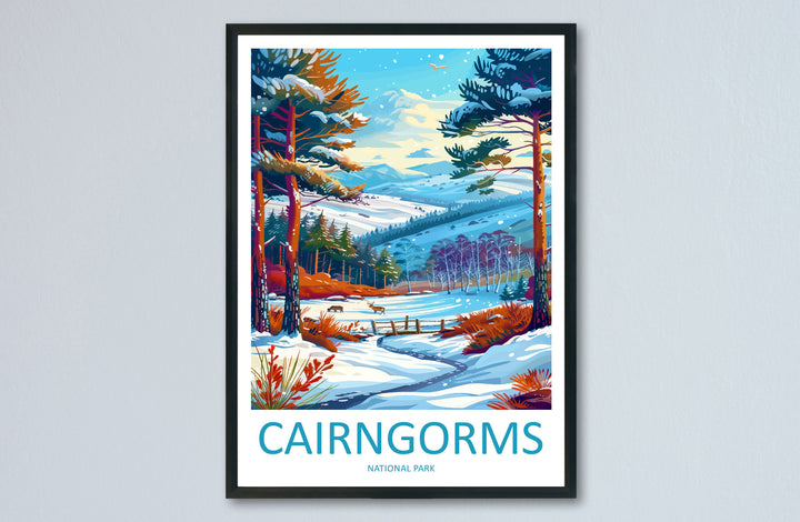 Cairngorms Print Cairngorms Home Decor Landscape Art Print Cairngorms Wall Art for Scotland Enthusiast Gift Wall Hanging Cairngorms Scotland