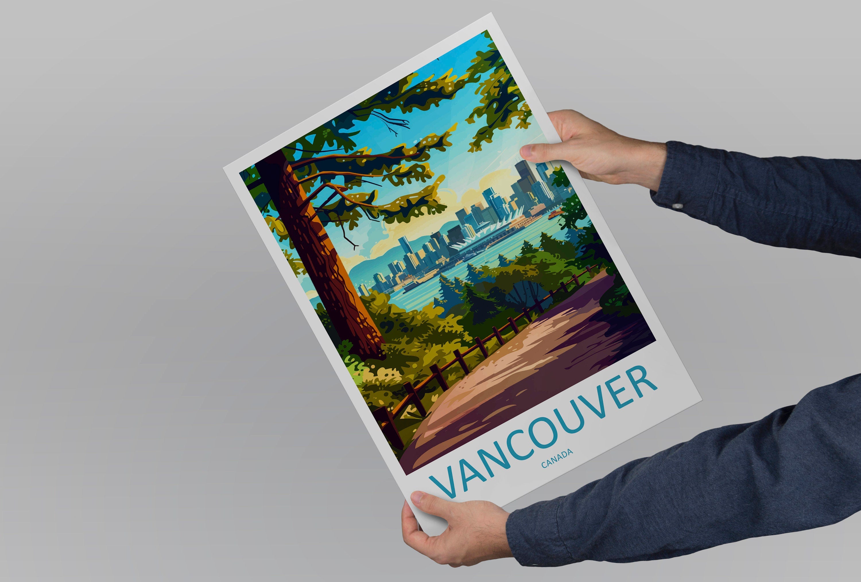 Vancouver Travel Print