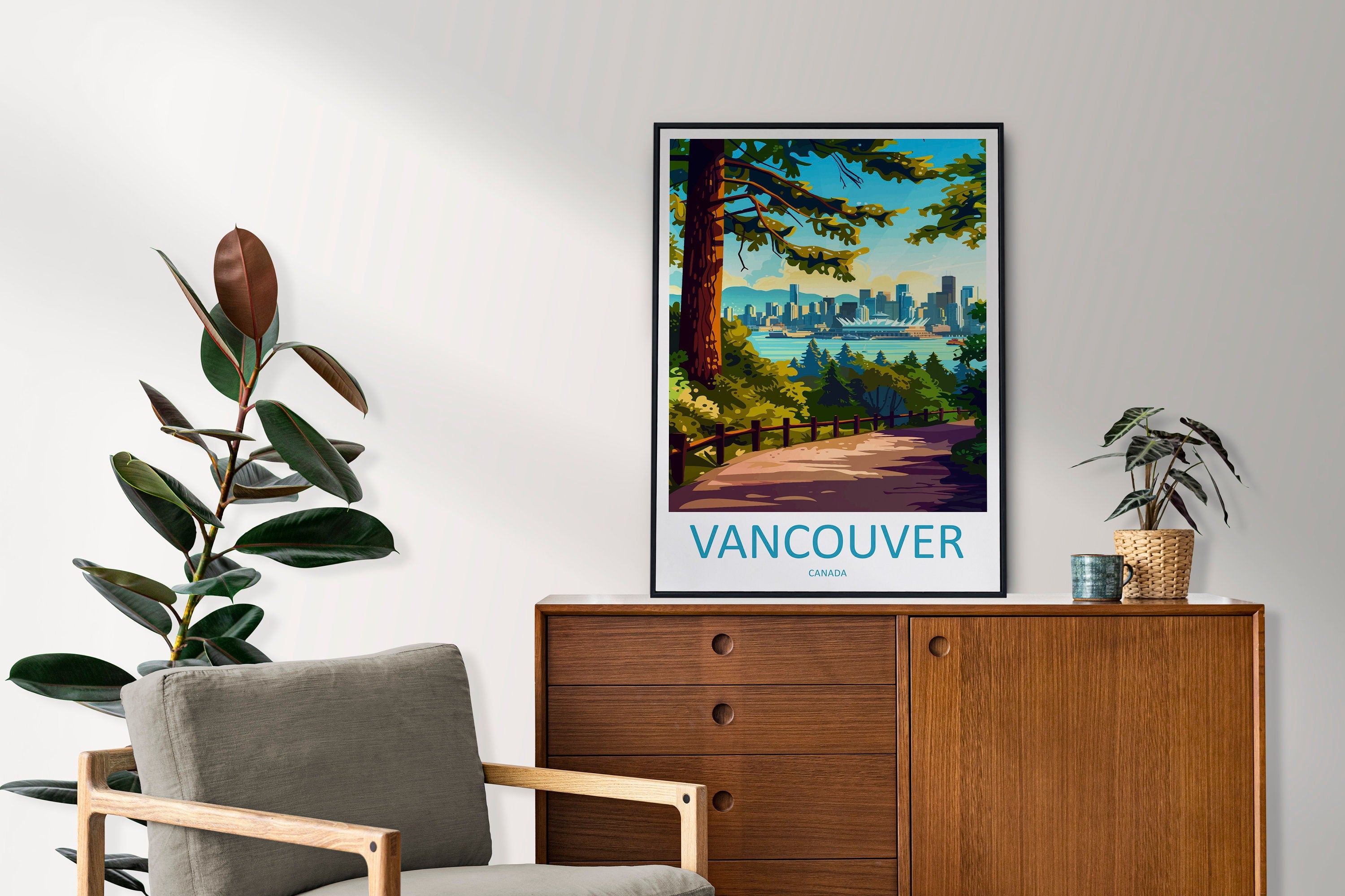 Vancouver Travel Print