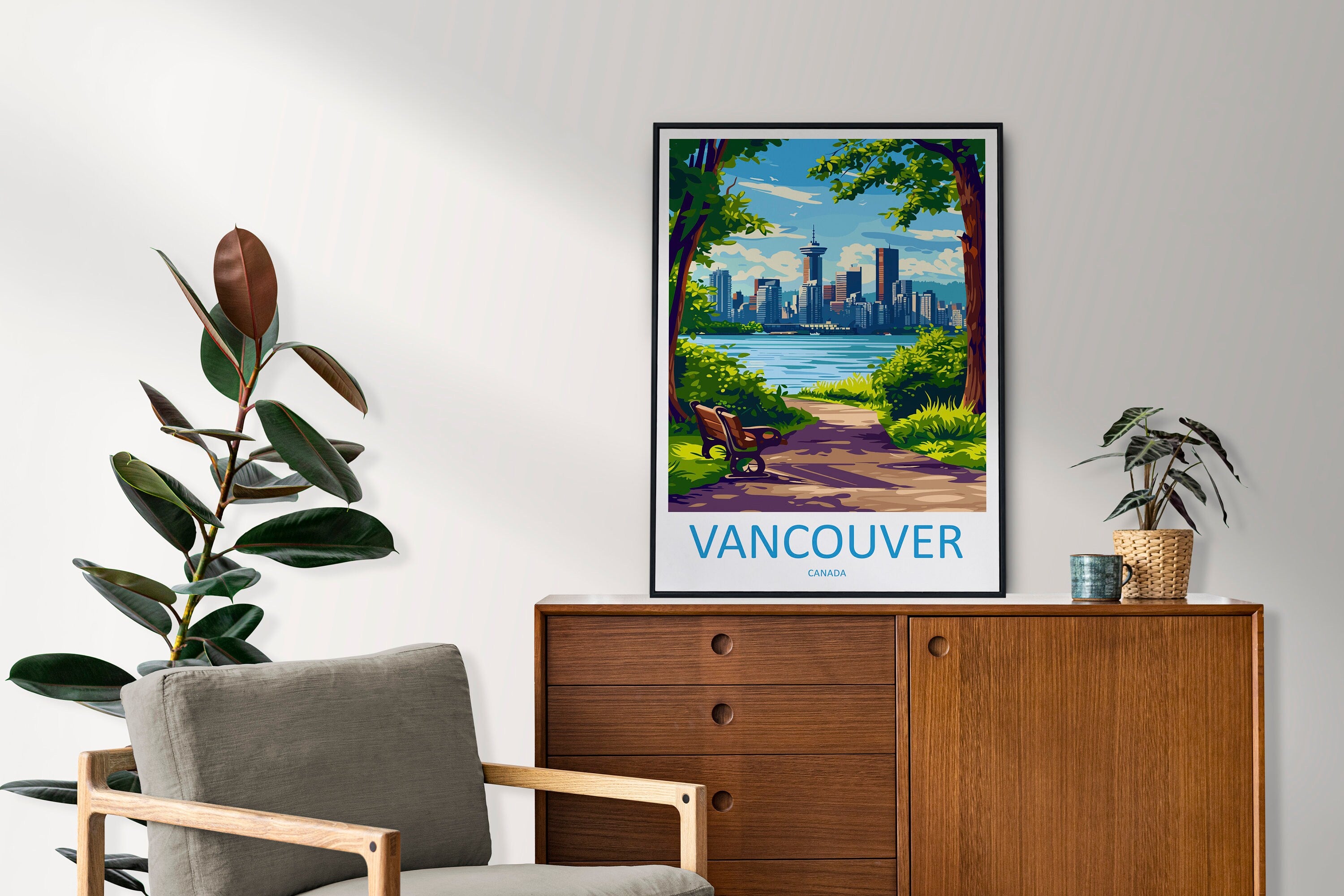 Vancouver Travel Print