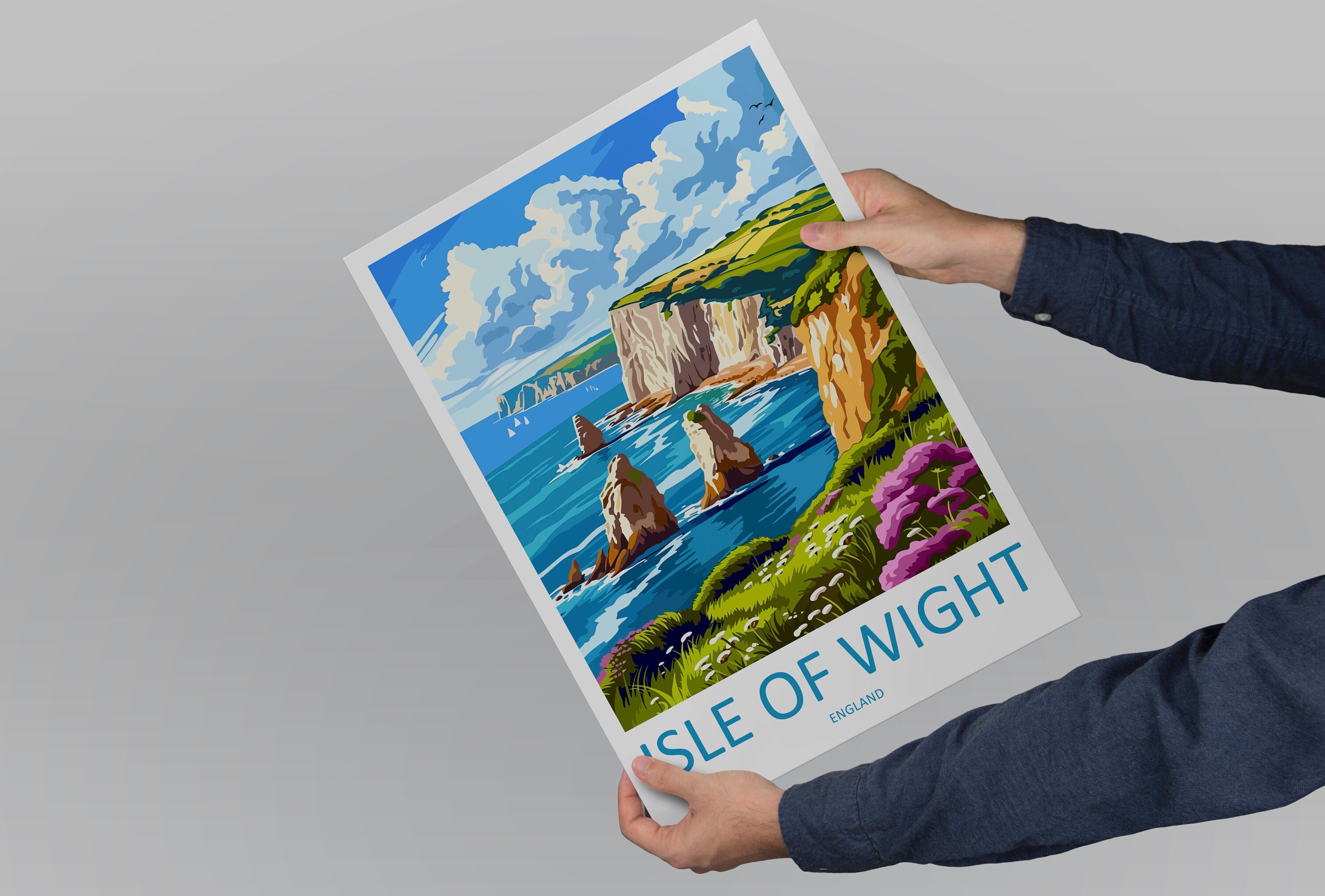 Isle Of Wight Travel Print