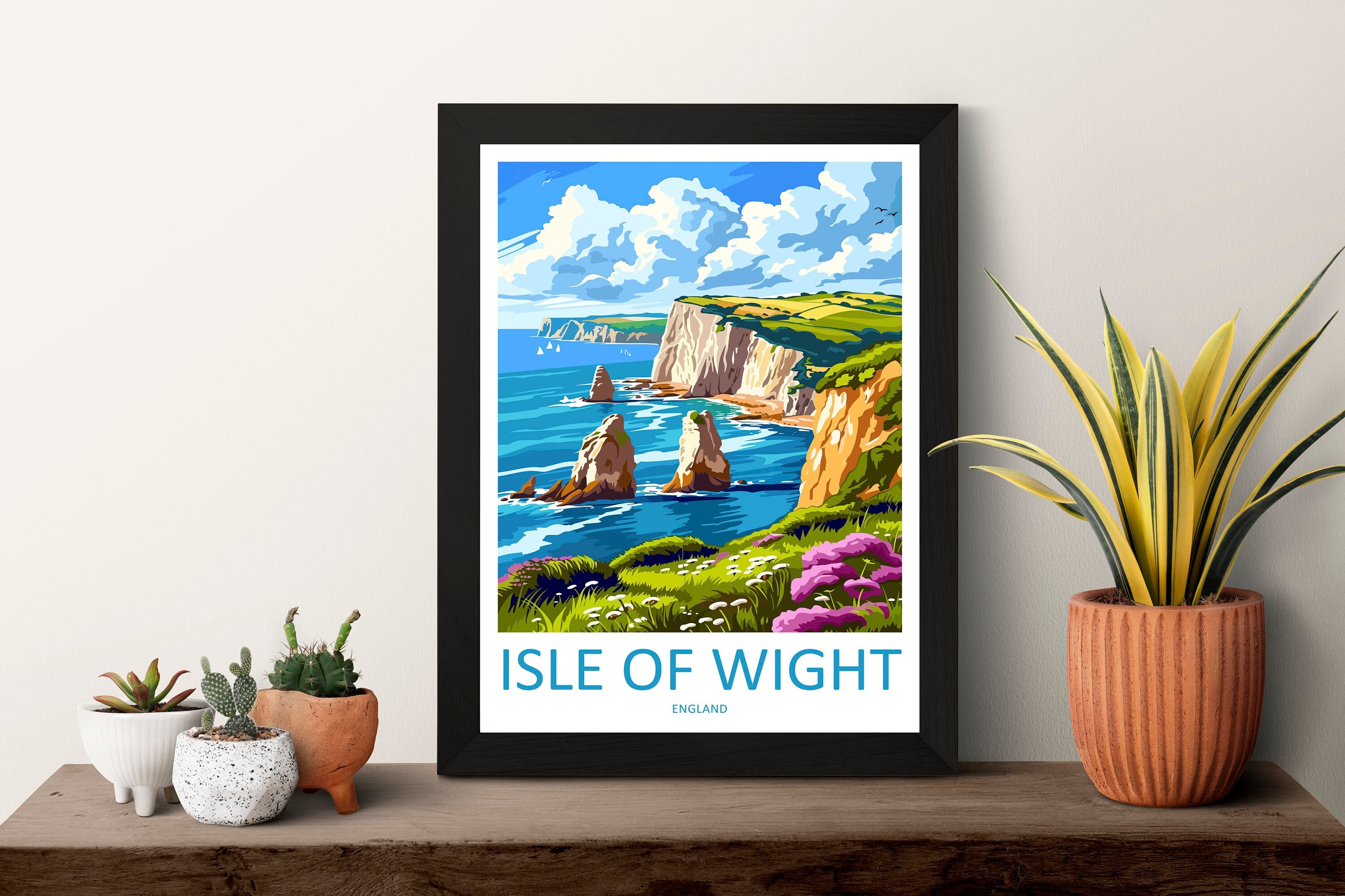 Isle Of Wight Travel Print