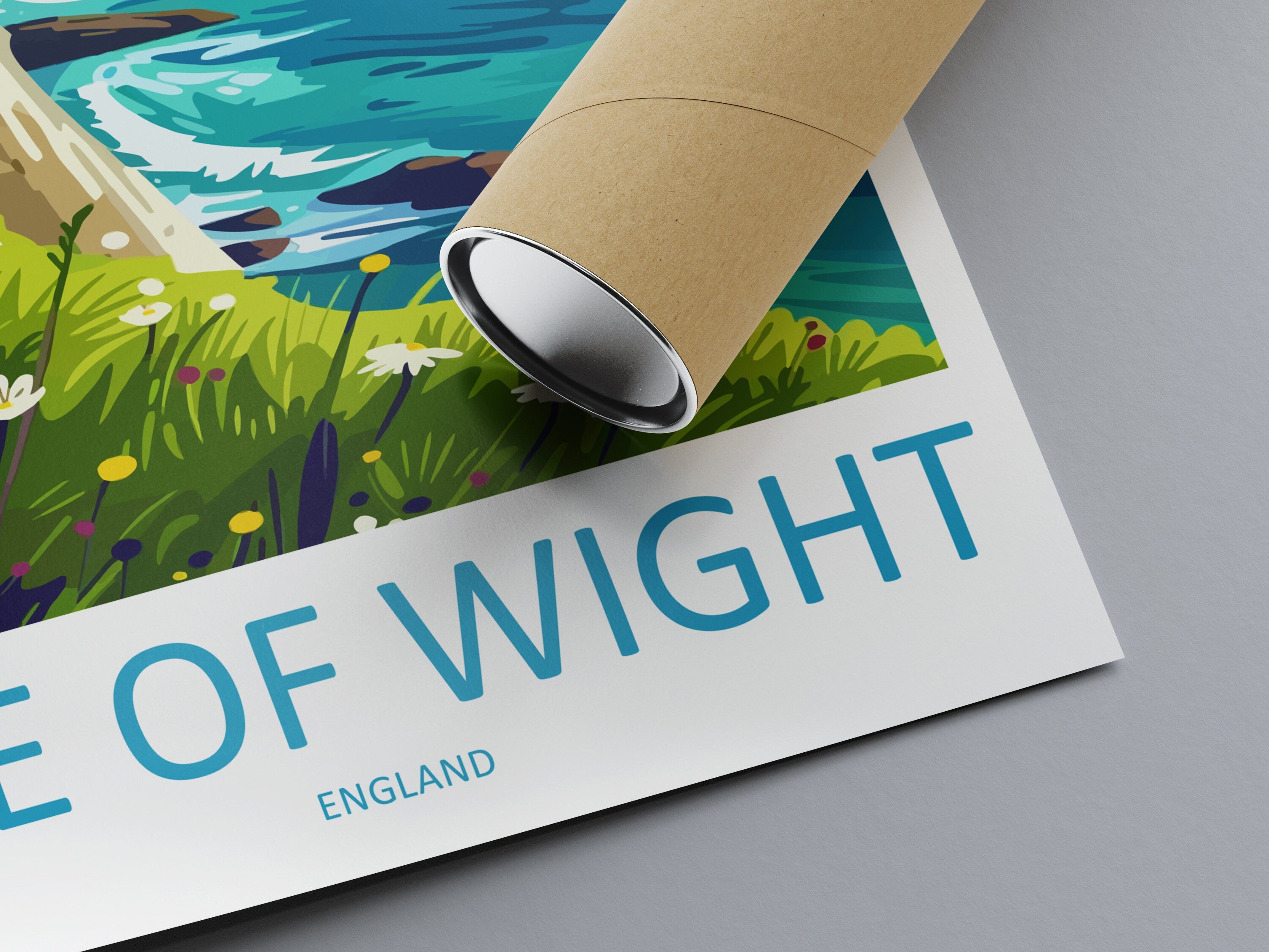 Isle Of Wight Travel Print