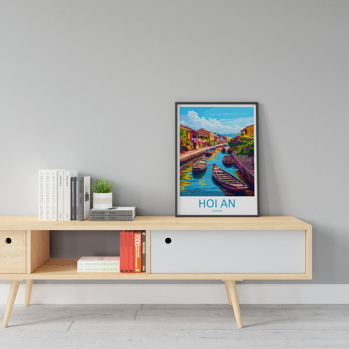 Hoi An Travel Print Wall Art Hoi An Wall Hanging Home Décor Hoi An Gift Art Lovers Vietnam Art Lover Gift Hoi An Wall Art For Vietnam Lover