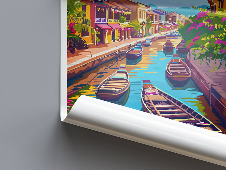 Hoi An Travel Print Wall Art Hoi An Wall Hanging Home Décor Hoi An Gift Art Lovers Vietnam Art Lover Gift Hoi An Wall Art For Vietnam Lover