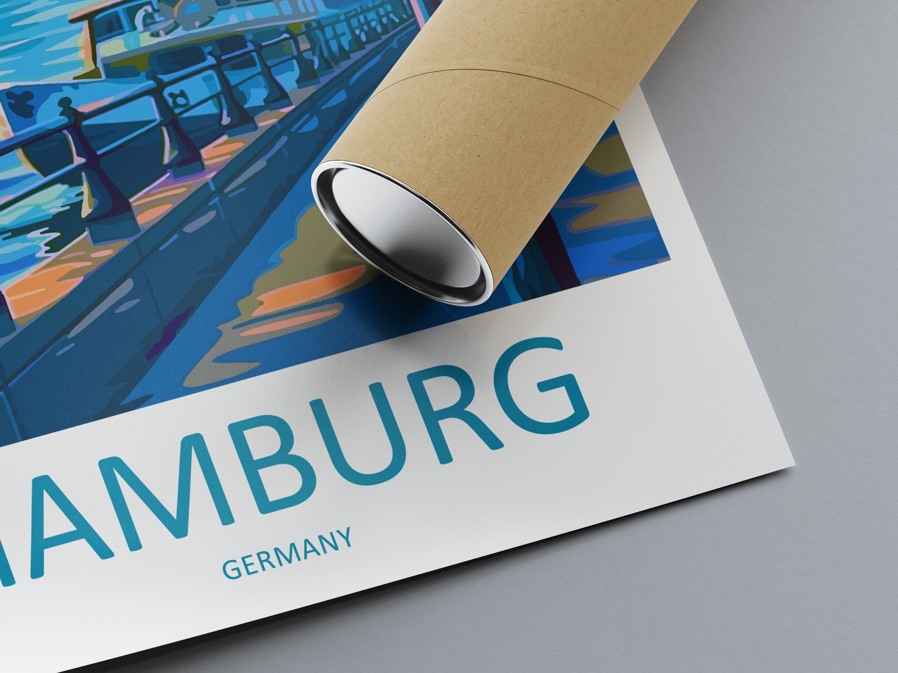 Hamburg Travel Print