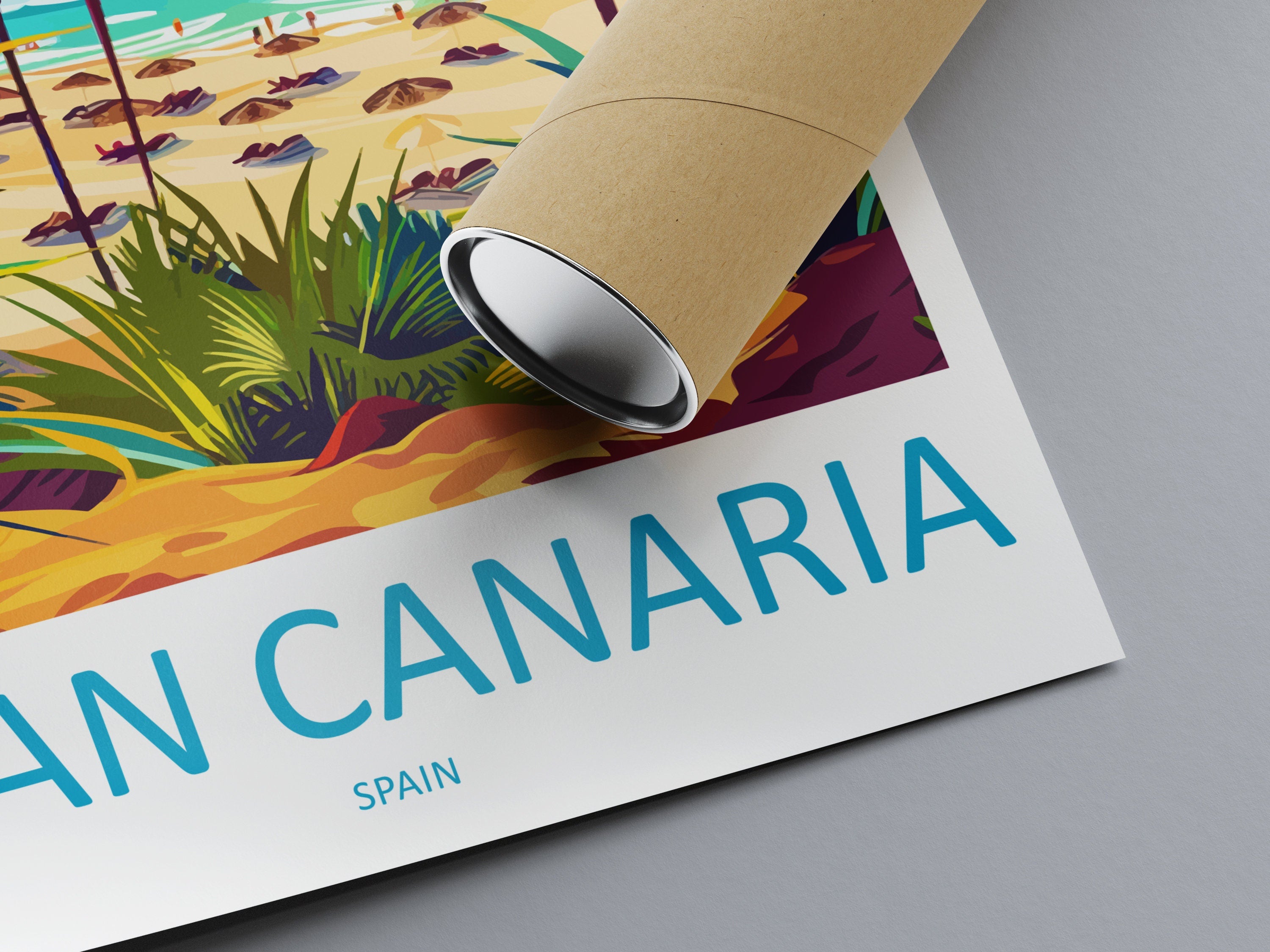 Gran Canaria Travel Print