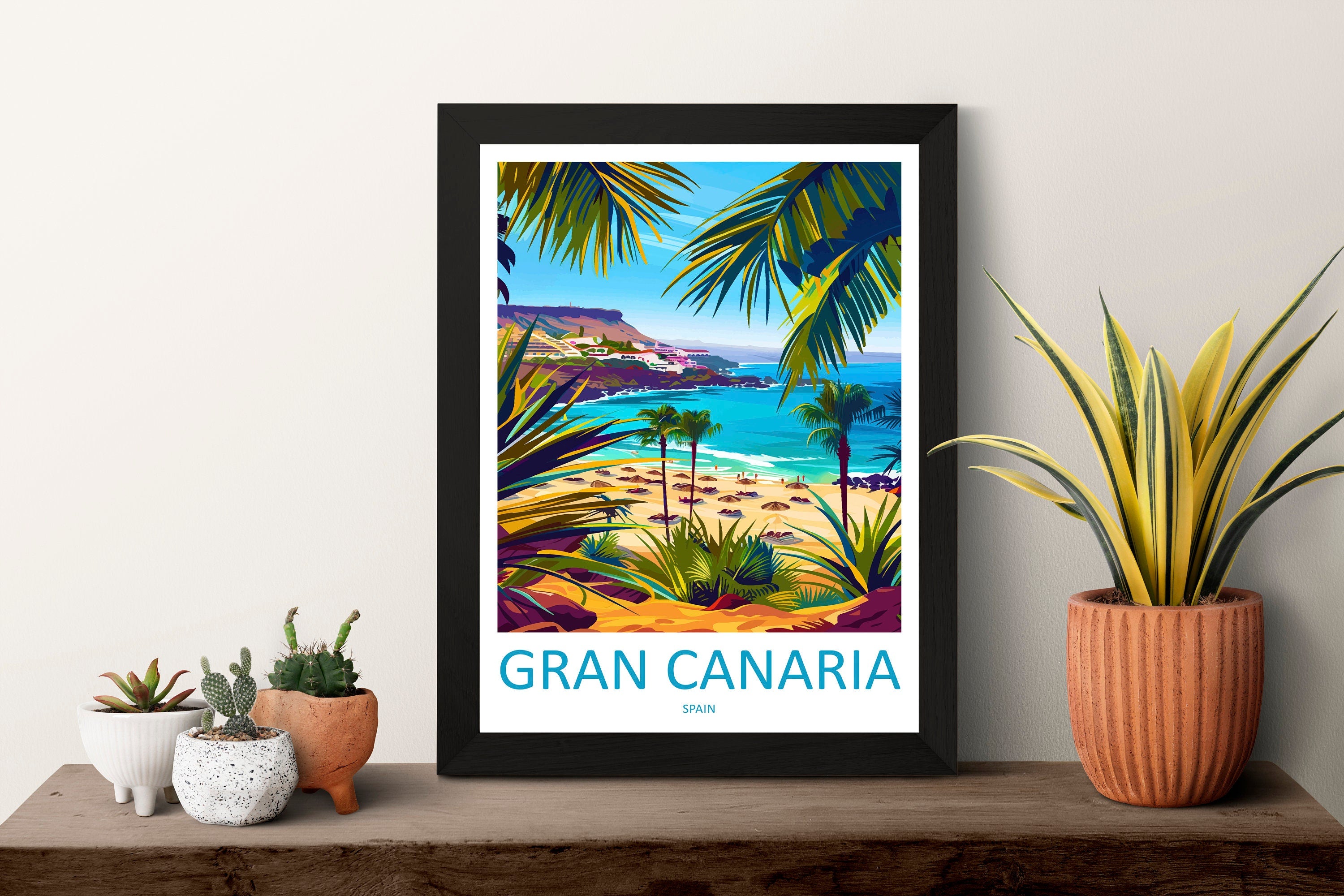 Gran Canaria Travel Print