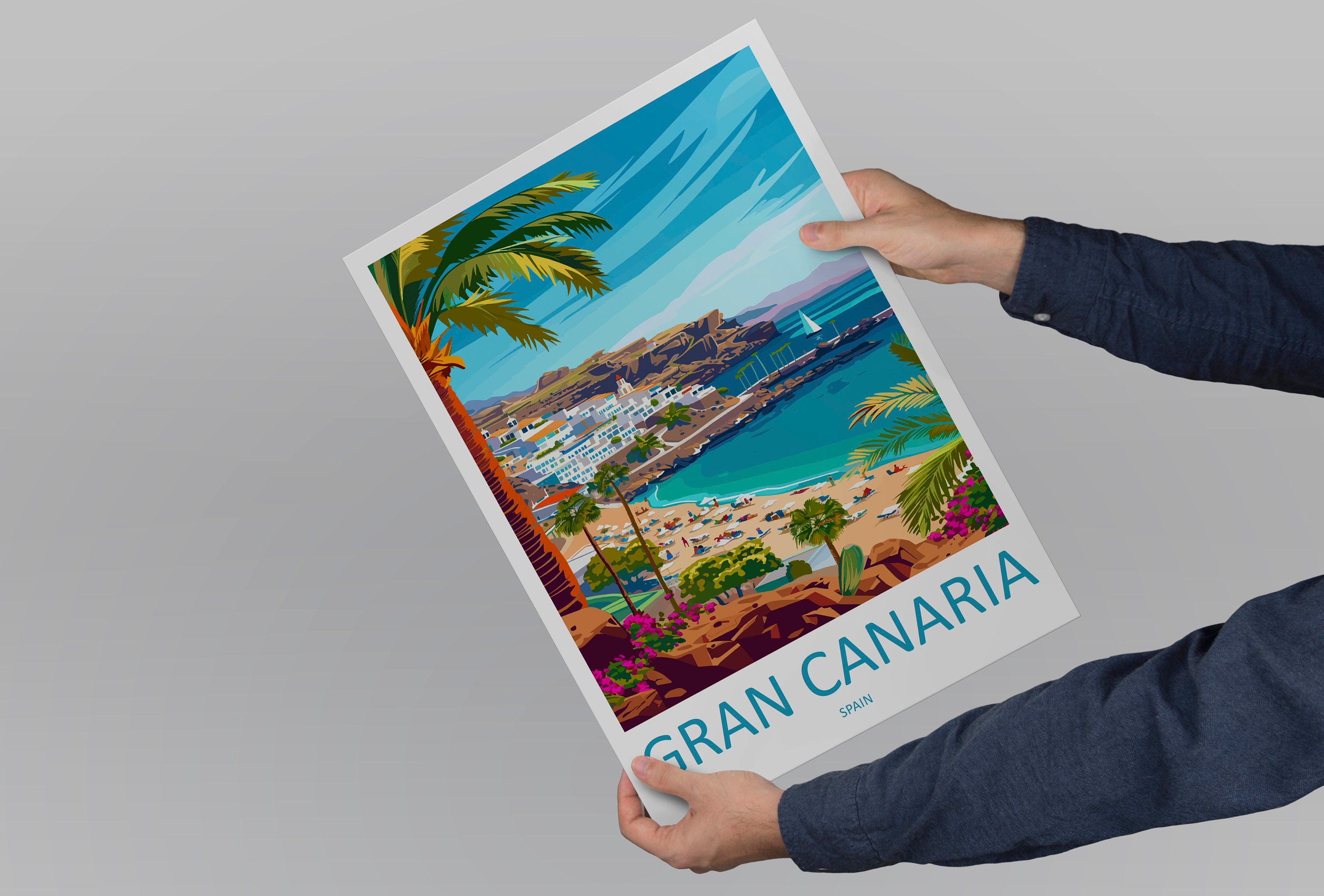 Gran Canaria Travel Print