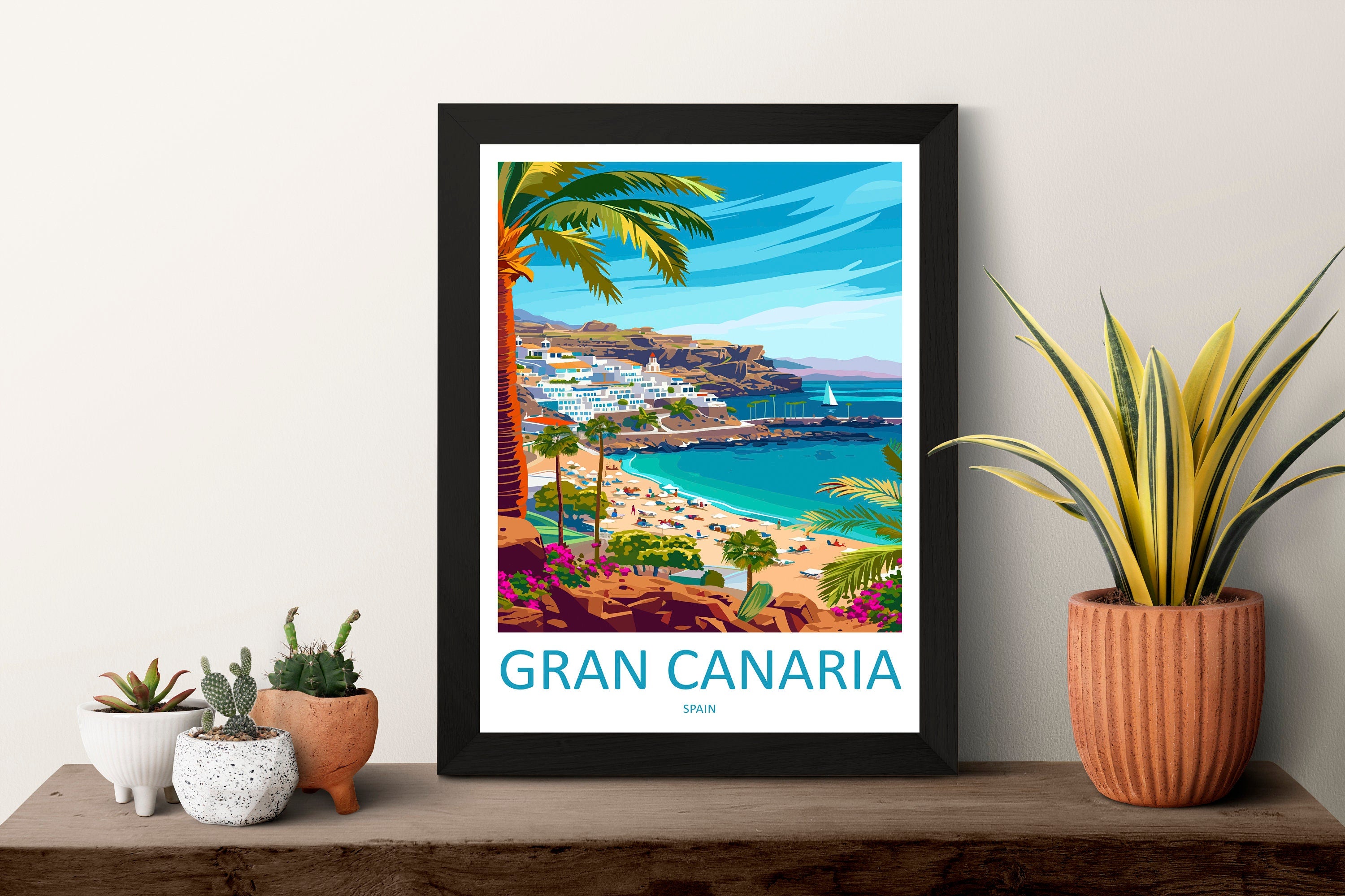 Gran Canaria Travel Print