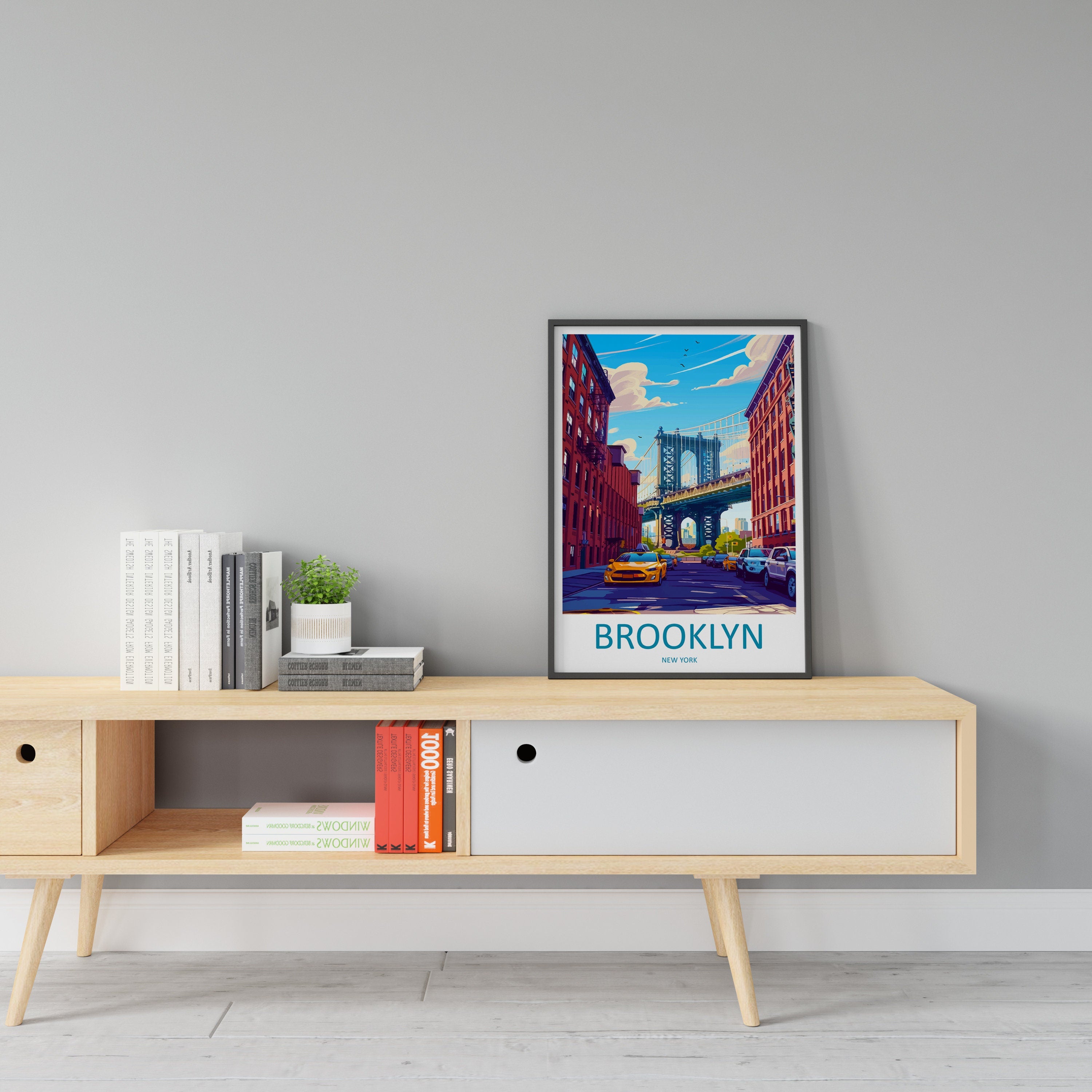 Brooklyn New York Travel Print