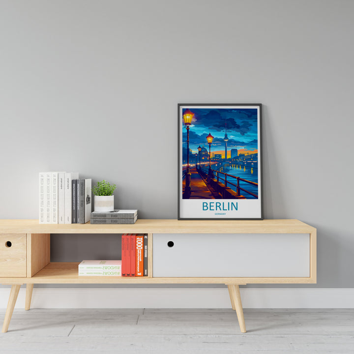 Berlin Travel Print Wall Art Berlin Wall Hanging Home Décor Berlin Gift Art Lovers Germany Art Lover Gift Berlin Wall Décor Berlin Print