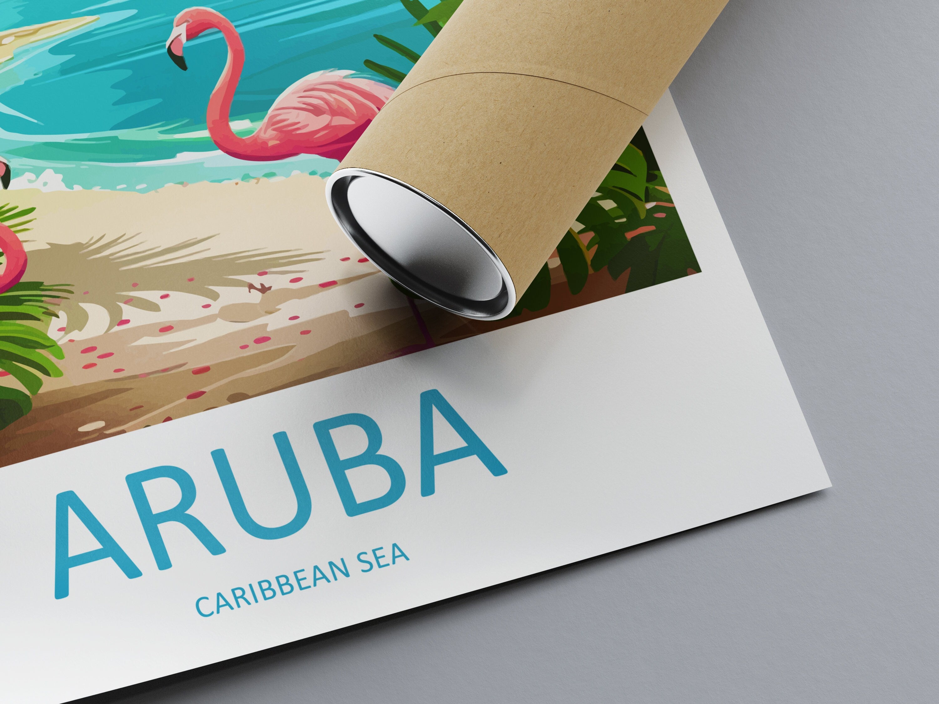 Aruba Travel Print