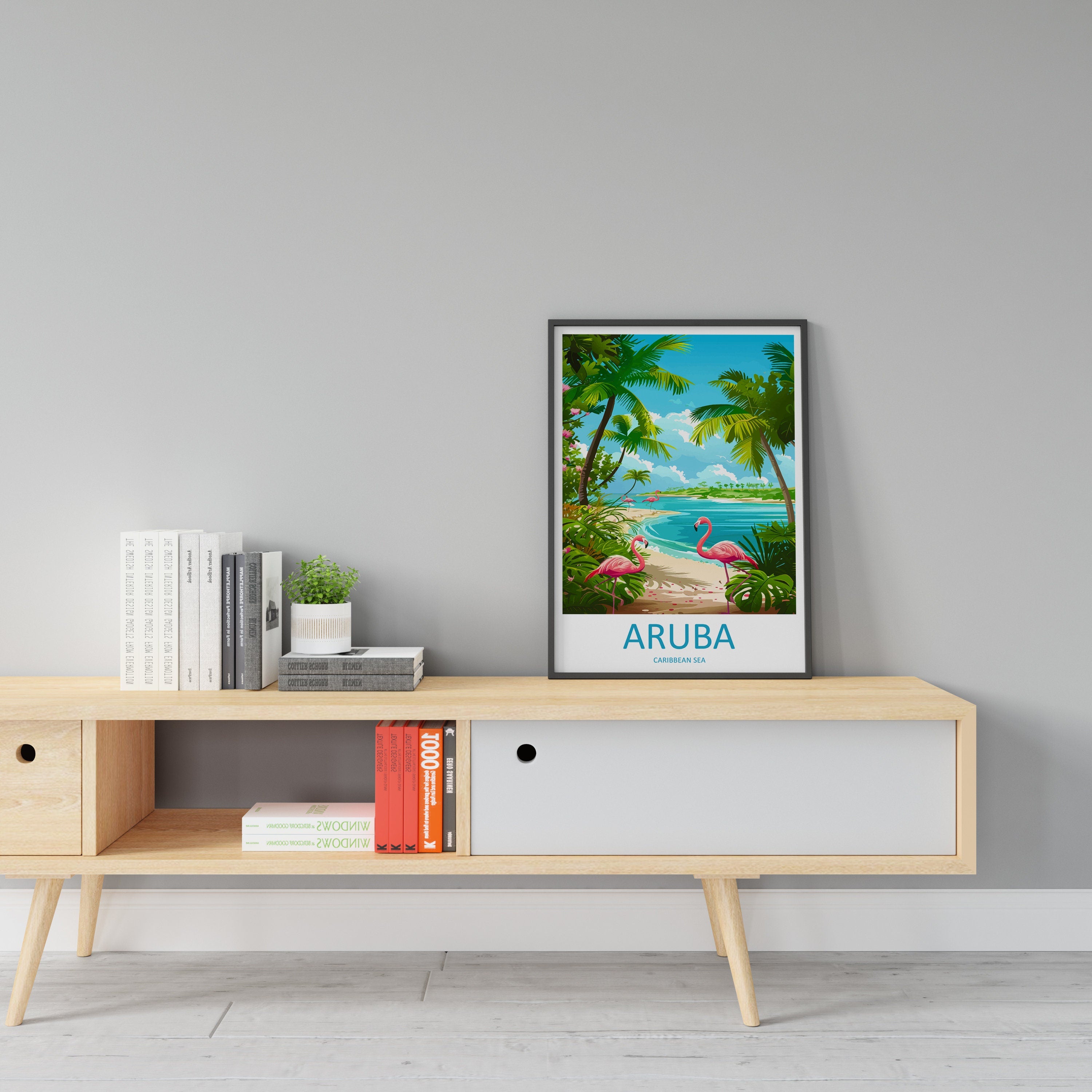 Aruba Travel Print