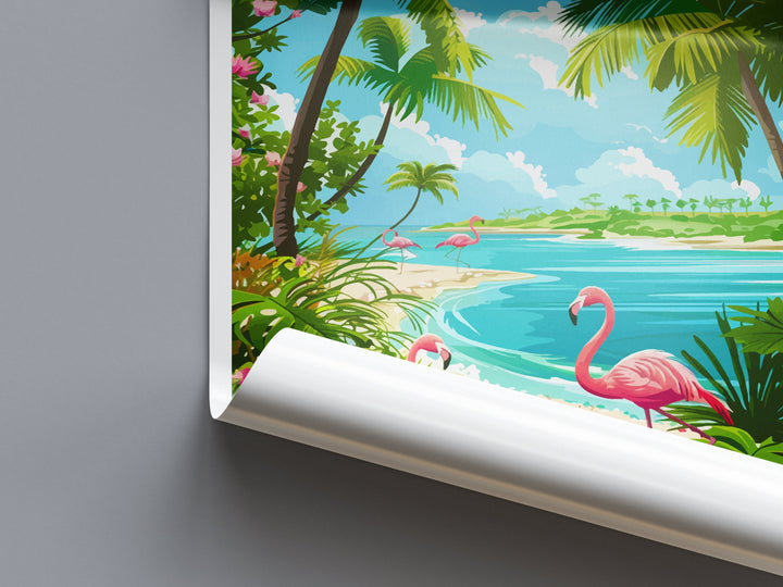 Aruba Travel Print Wall Art Aruba Wall Hanging Home Décor Aruba Gift Art Lovers Wall Art Caribbean Travel Print Aruba Decor