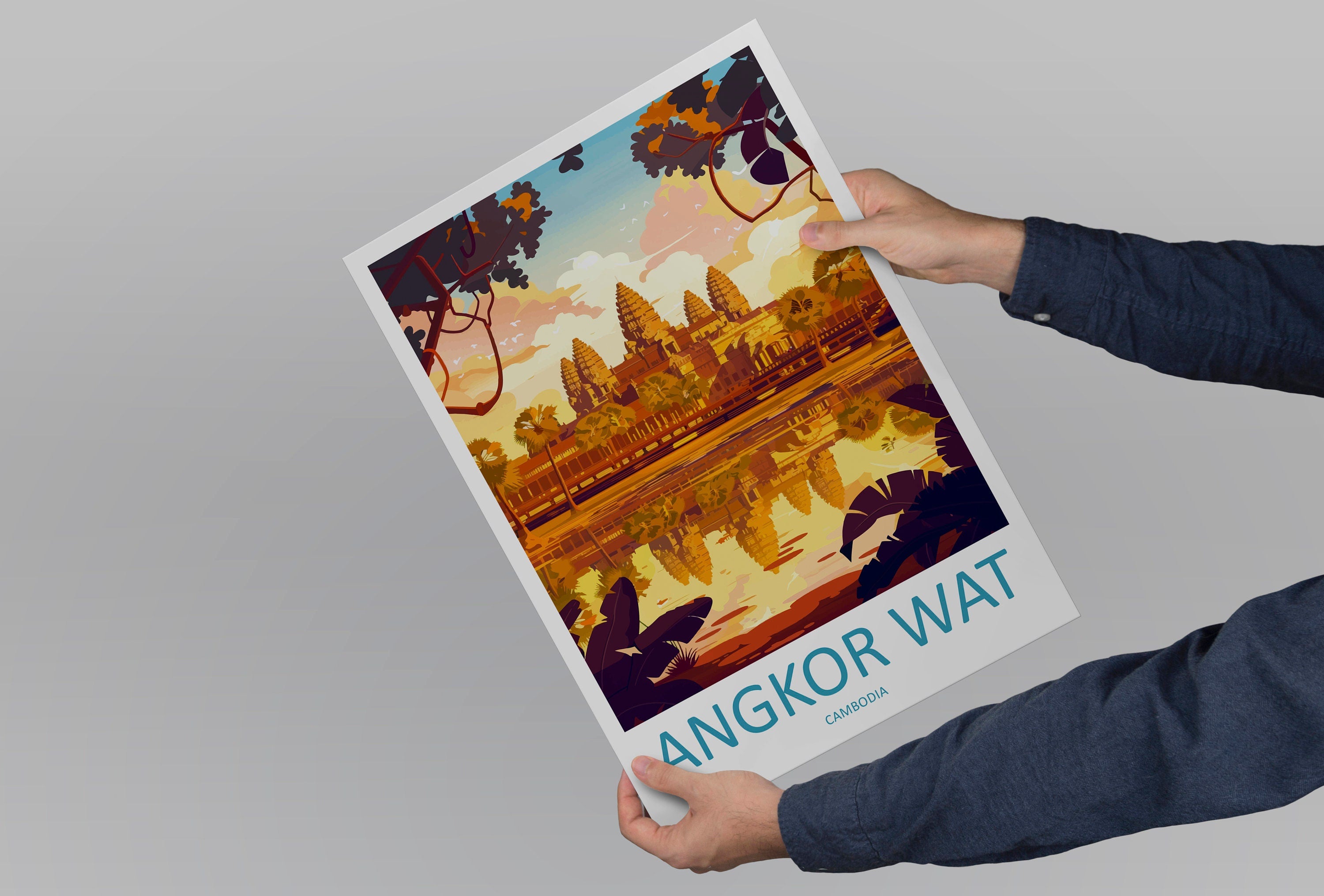 Angkor Wat Travel Print