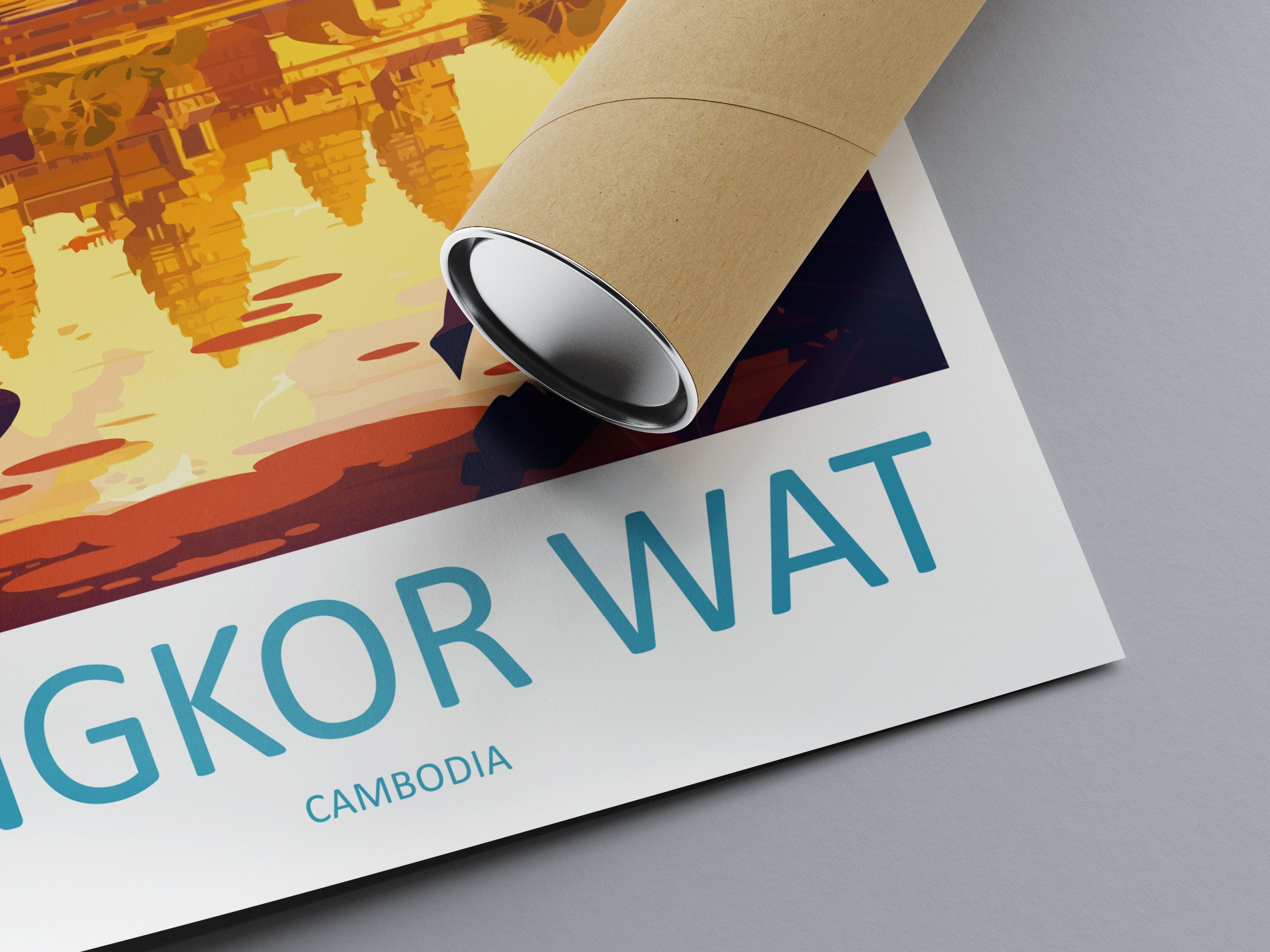 Angkor Wat Travel Print