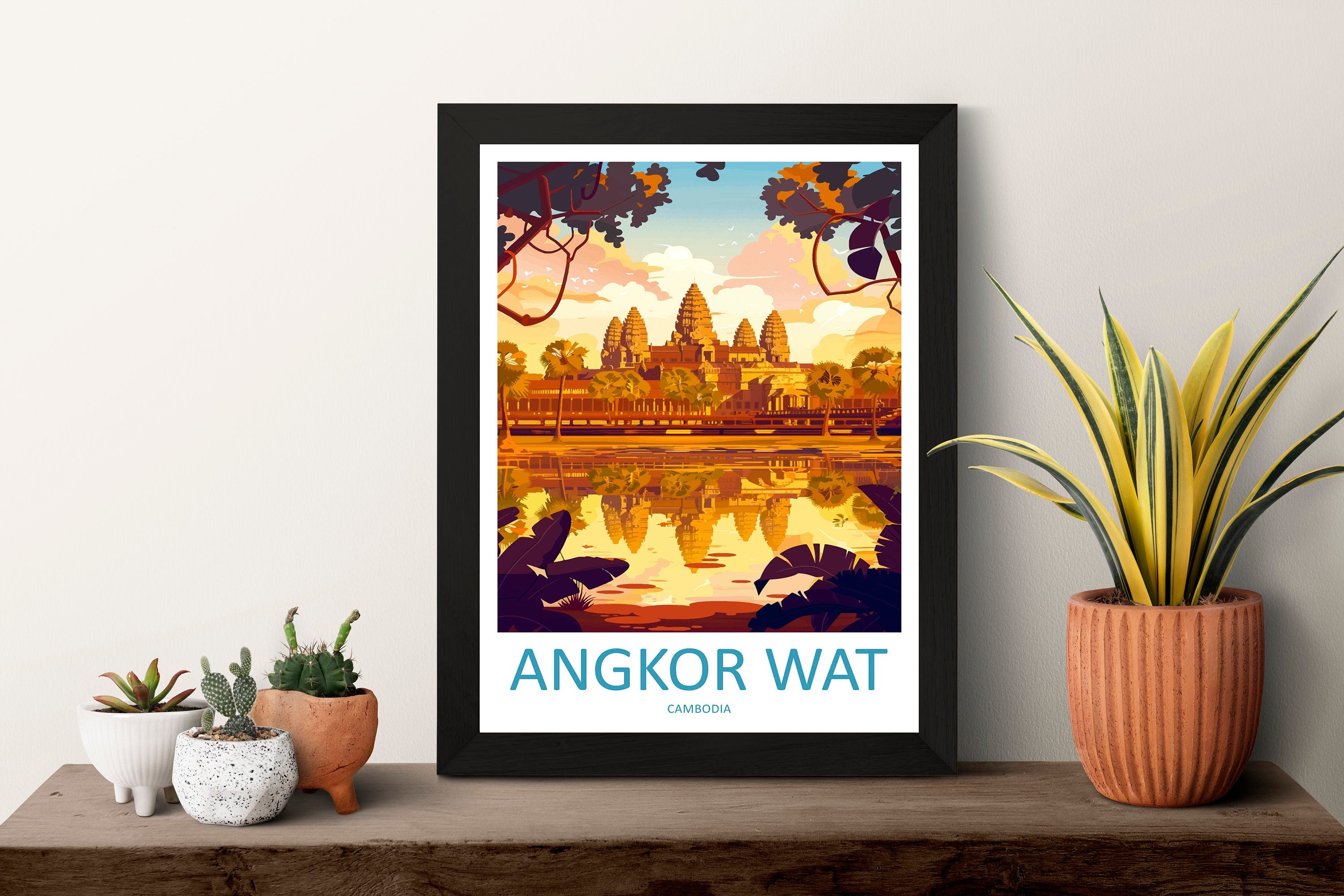 Angkor Wat Travel Print