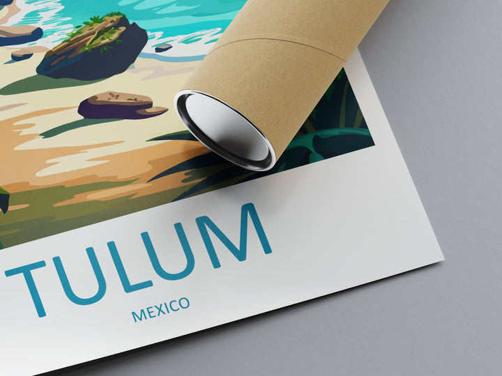 Tulum Travel Print Wall Art Tulum Wall Hanging Home Decoration Tulum Gift Art Lovers Wall Art Print Art Tulum Wall Hanging Poster Tulum Art