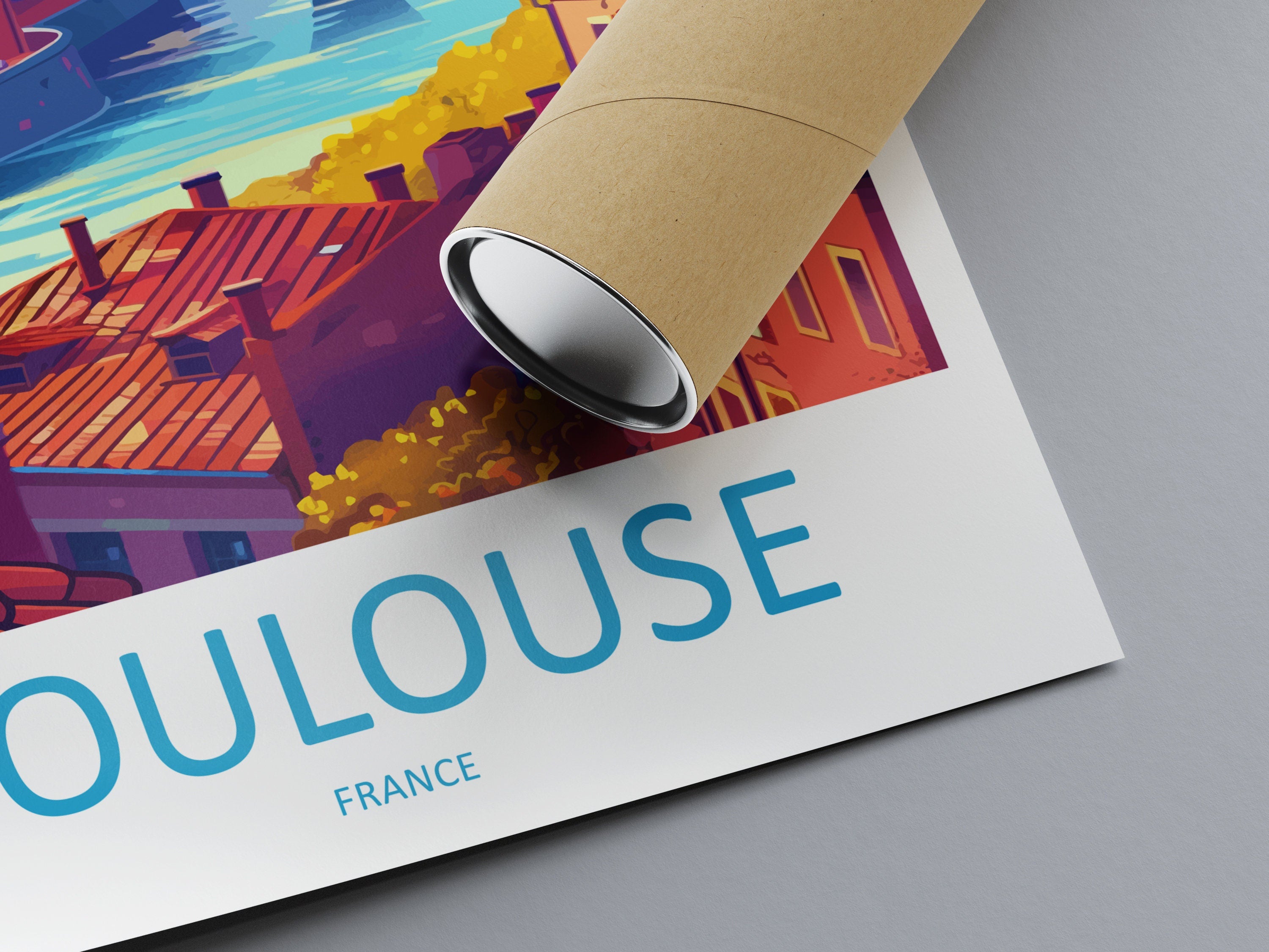 Toulouse Travel Print