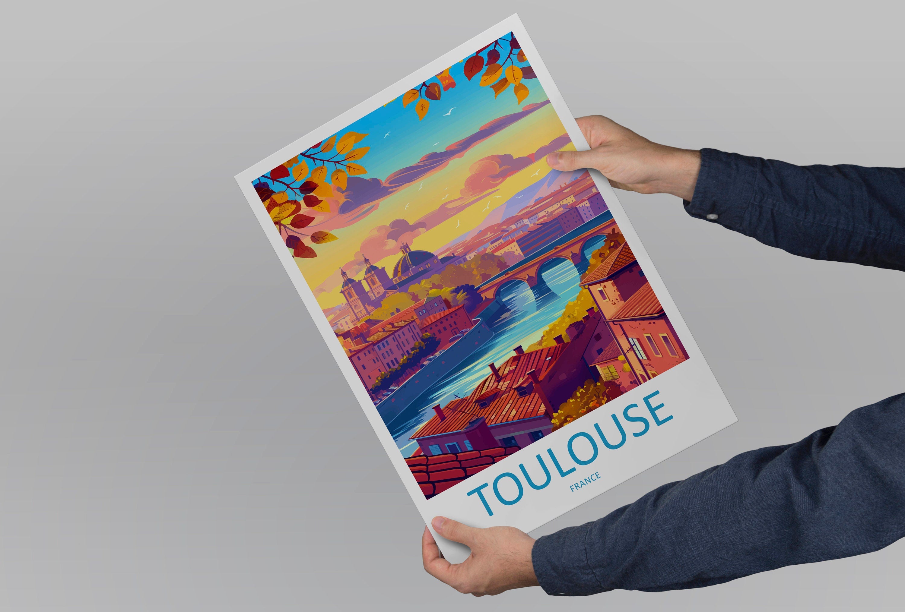 Toulouse Travel Print