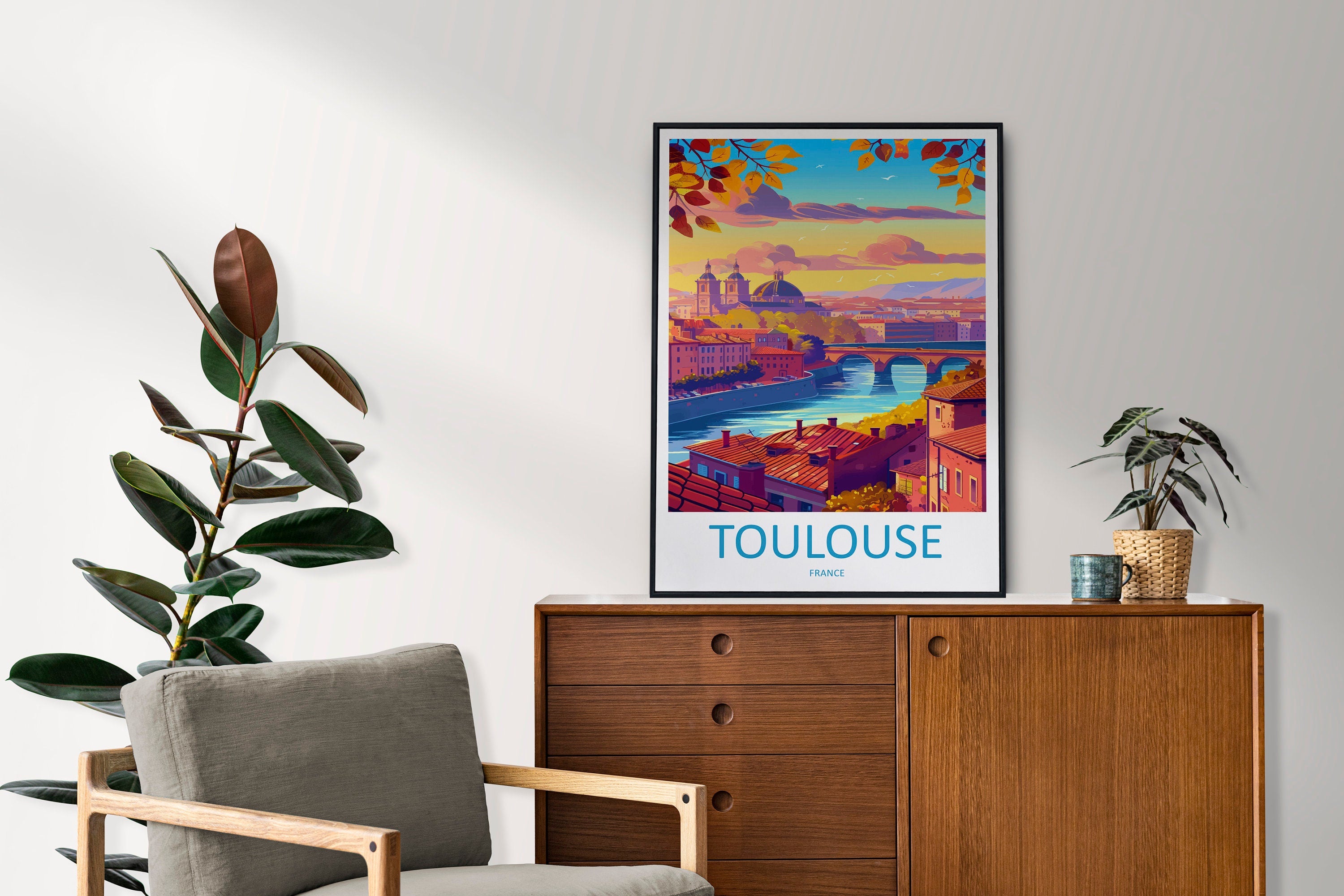 Toulouse Travel Print