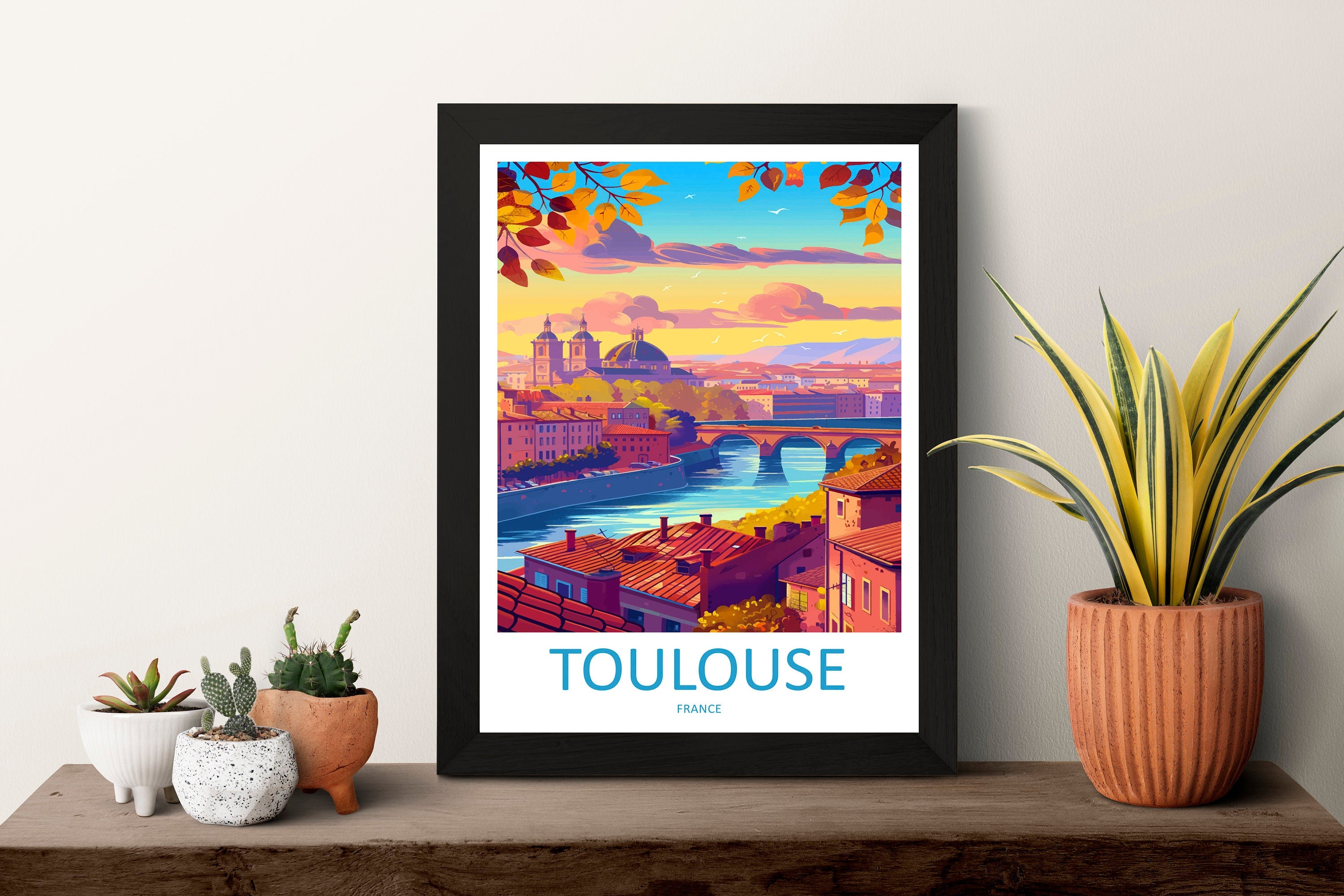 Toulouse Travel Print