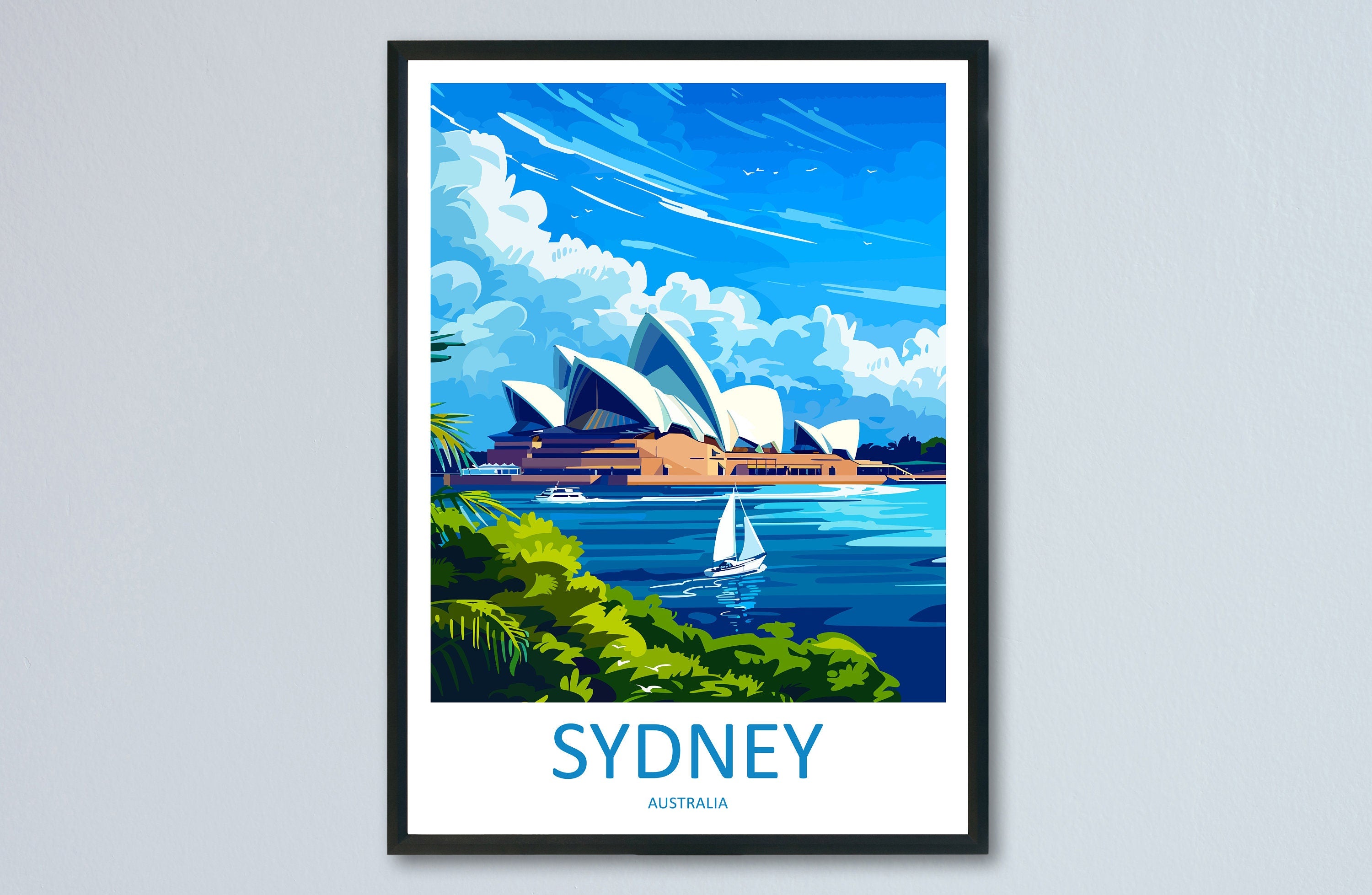 Sydney Opera House Travel Print