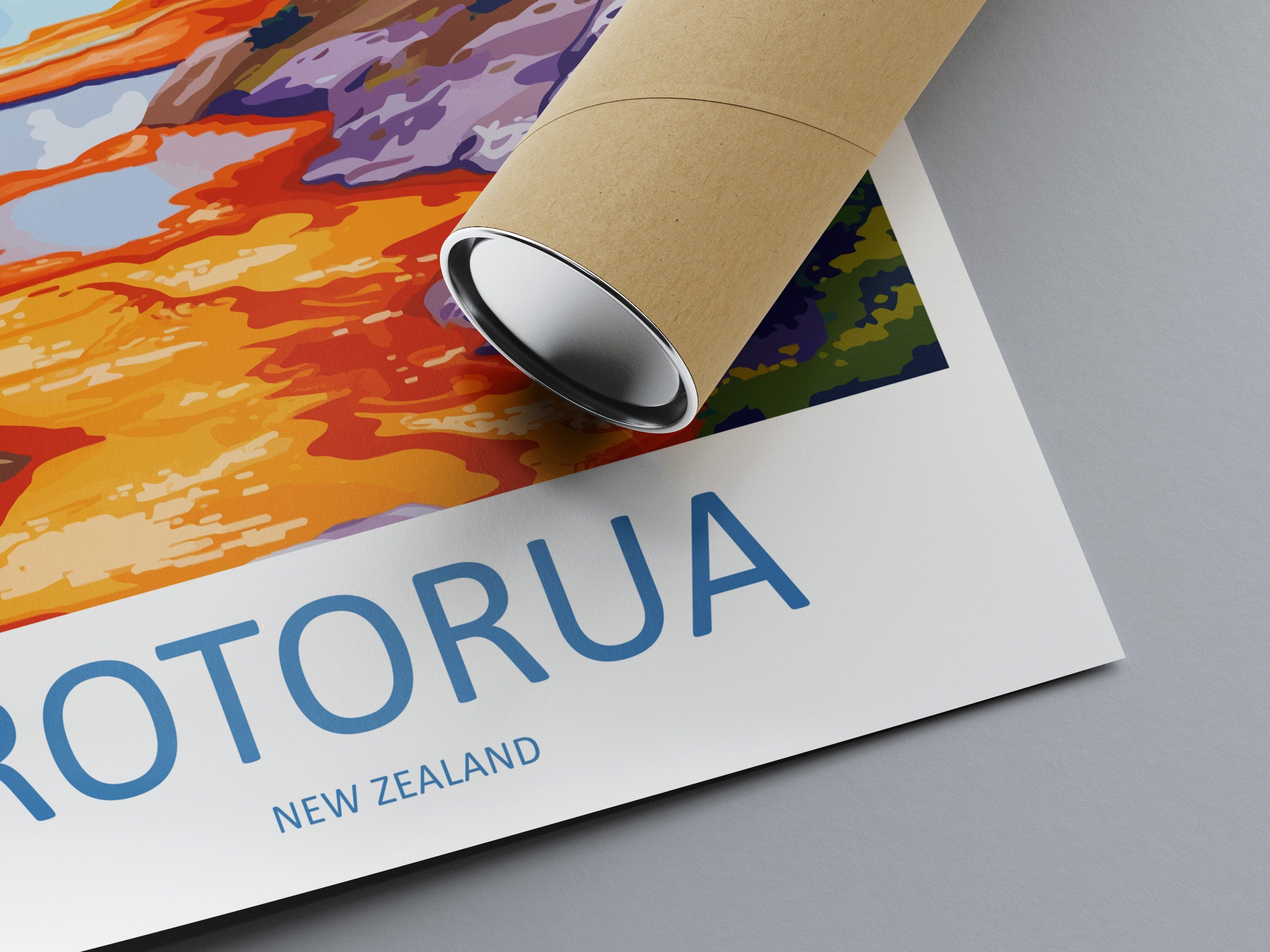 Rotorua Travel Print