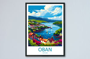 Oban Travel Print