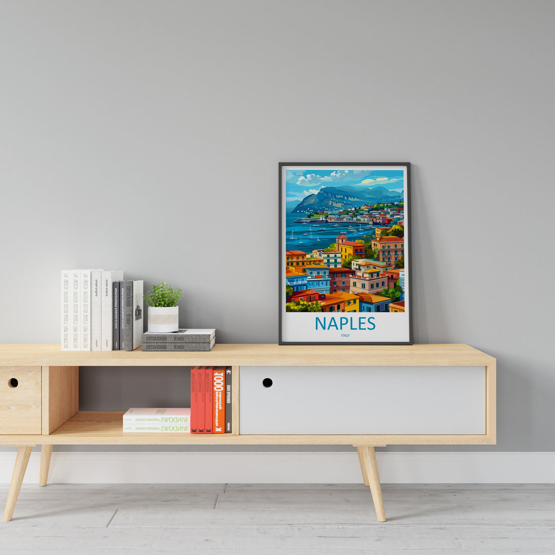 Naples Travel Print Wall Art Naples Italy Wall Hanging Home Decoration Naples Gift Art Lovers Wall Art Print Naples Italy Art Naples Art