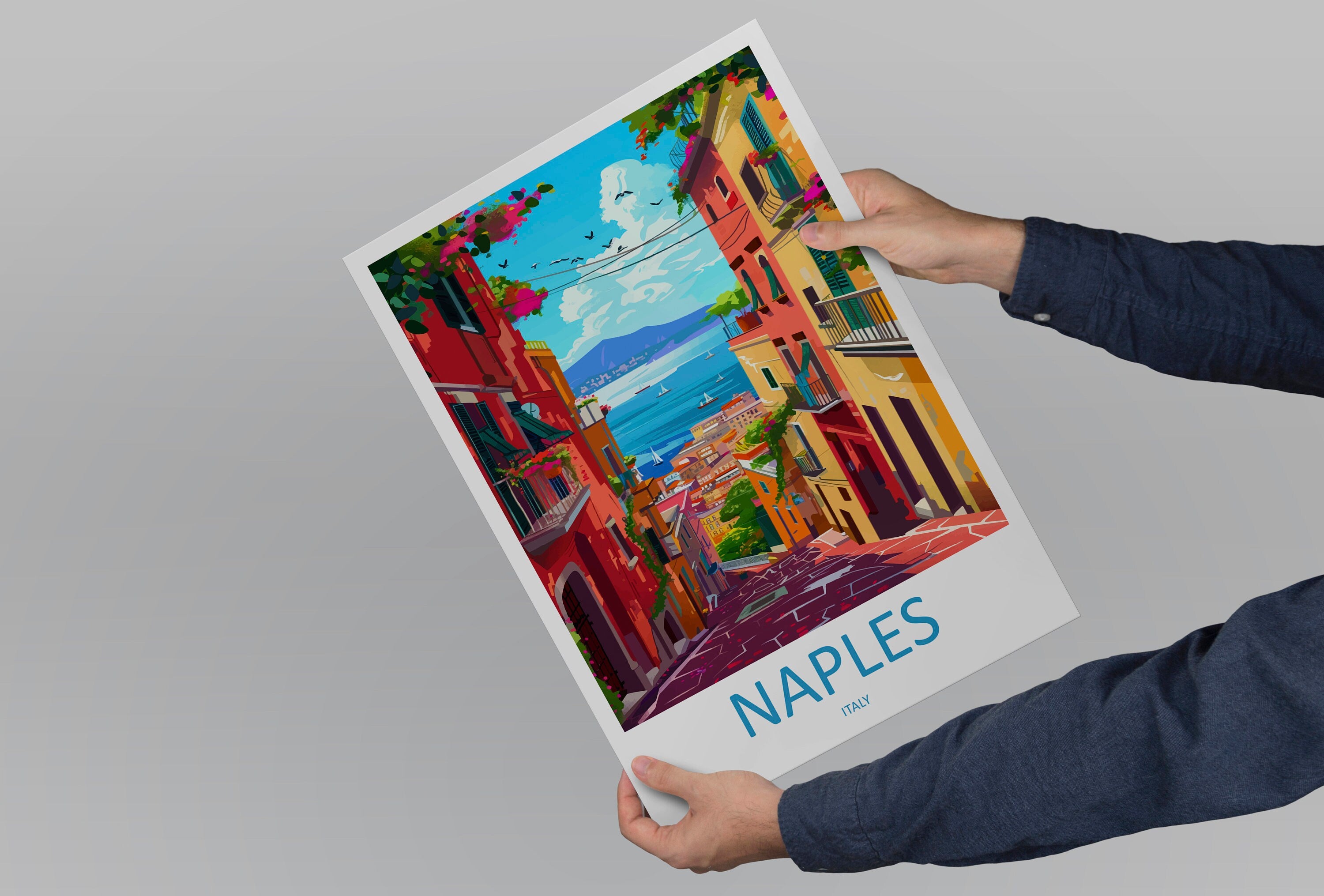 Naples Travel Print