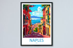 Naples Travel Print