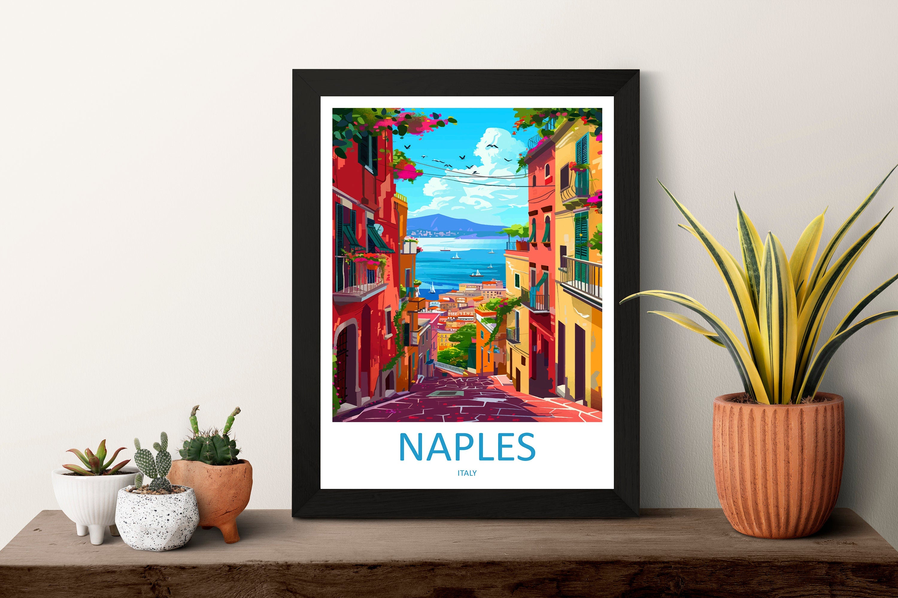 Naples Travel Print