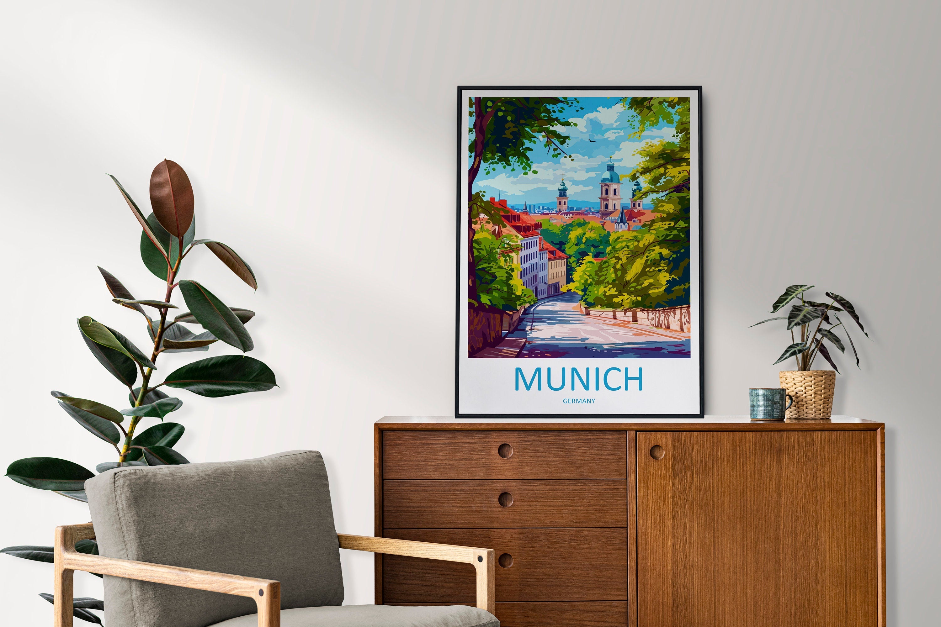 Munich Travel Print