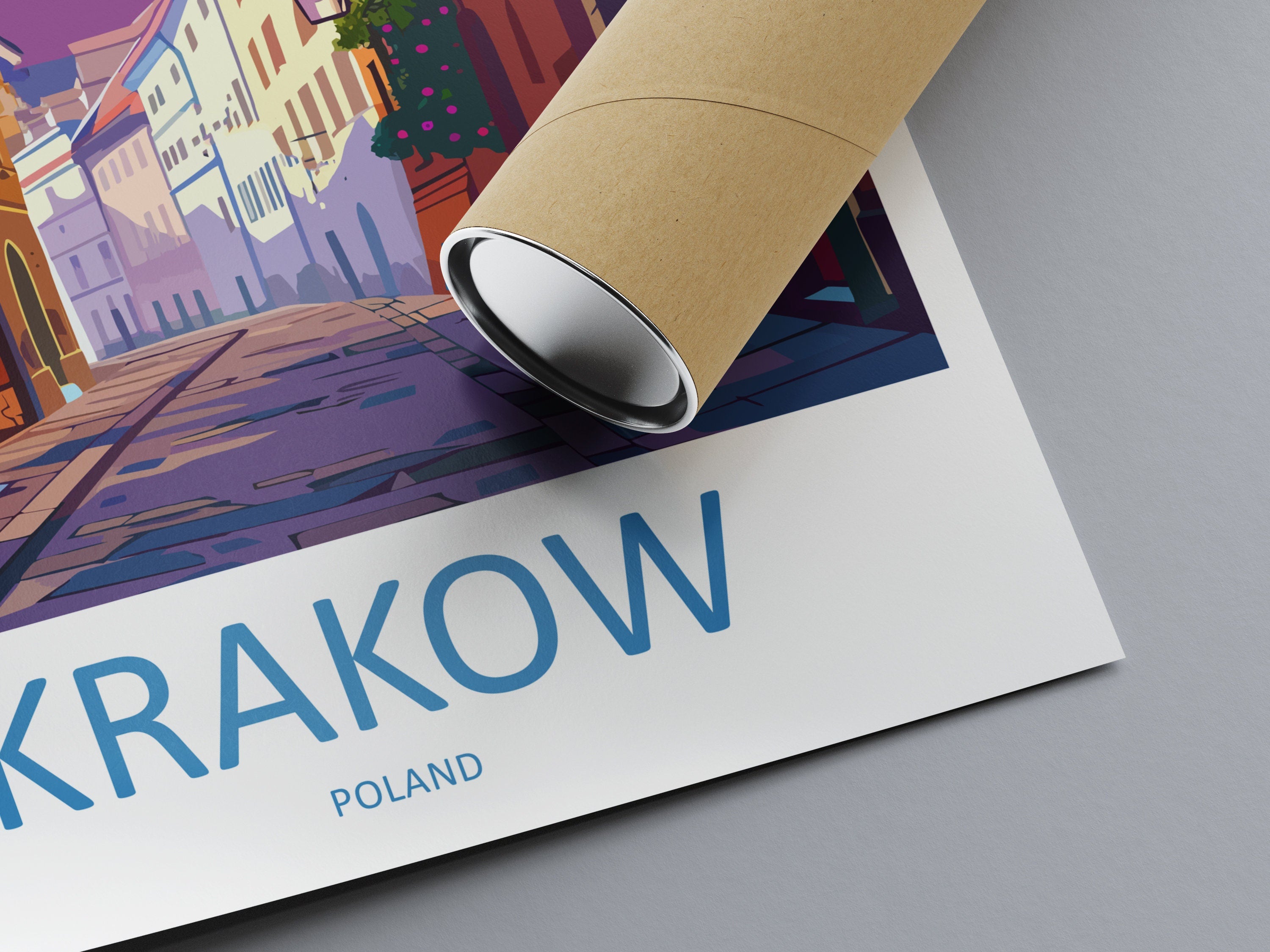 Krakow Travel Print